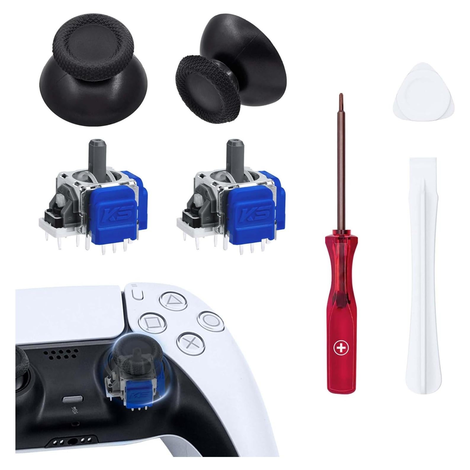 Mcbazel Kit 7 en 1 Joystick TMR para Controlador PS5