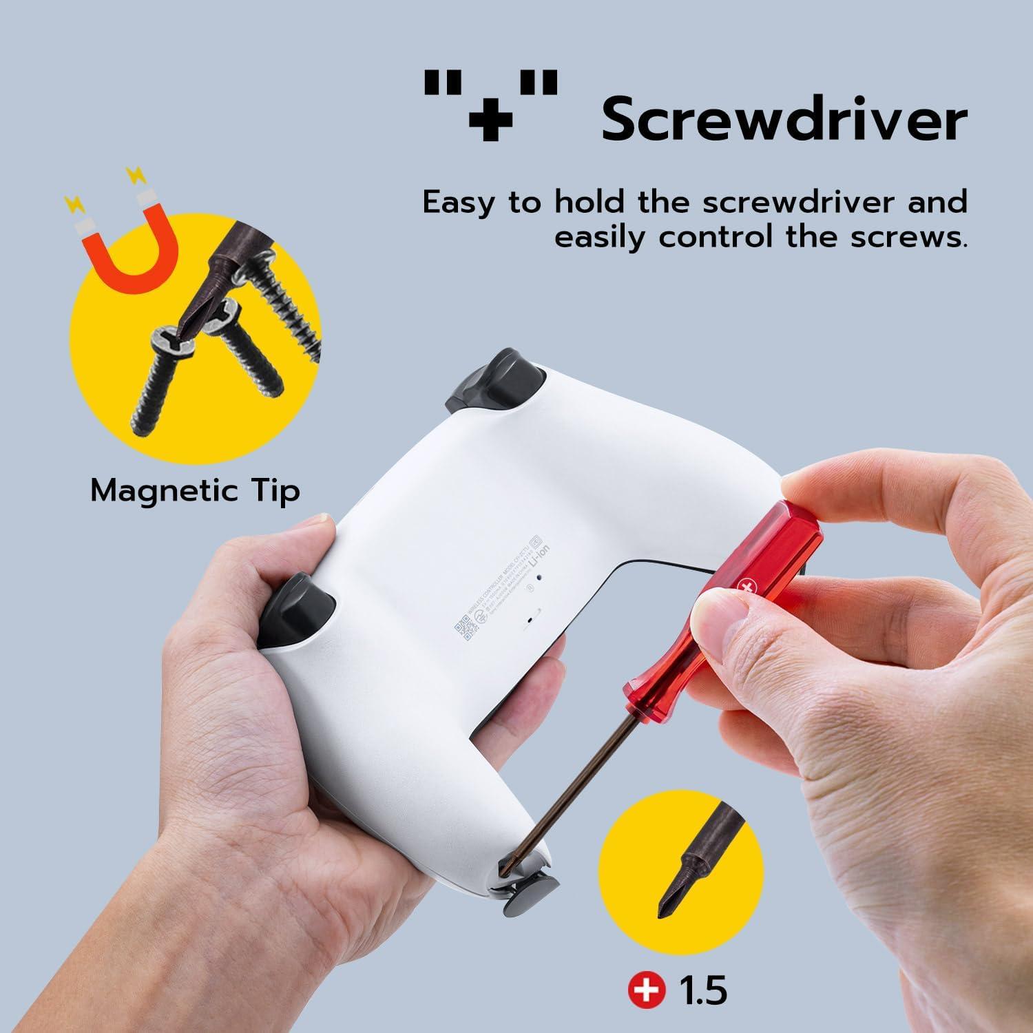 Mcbazel Kit 7 en 1 Joystick TMR para Controlador PS5