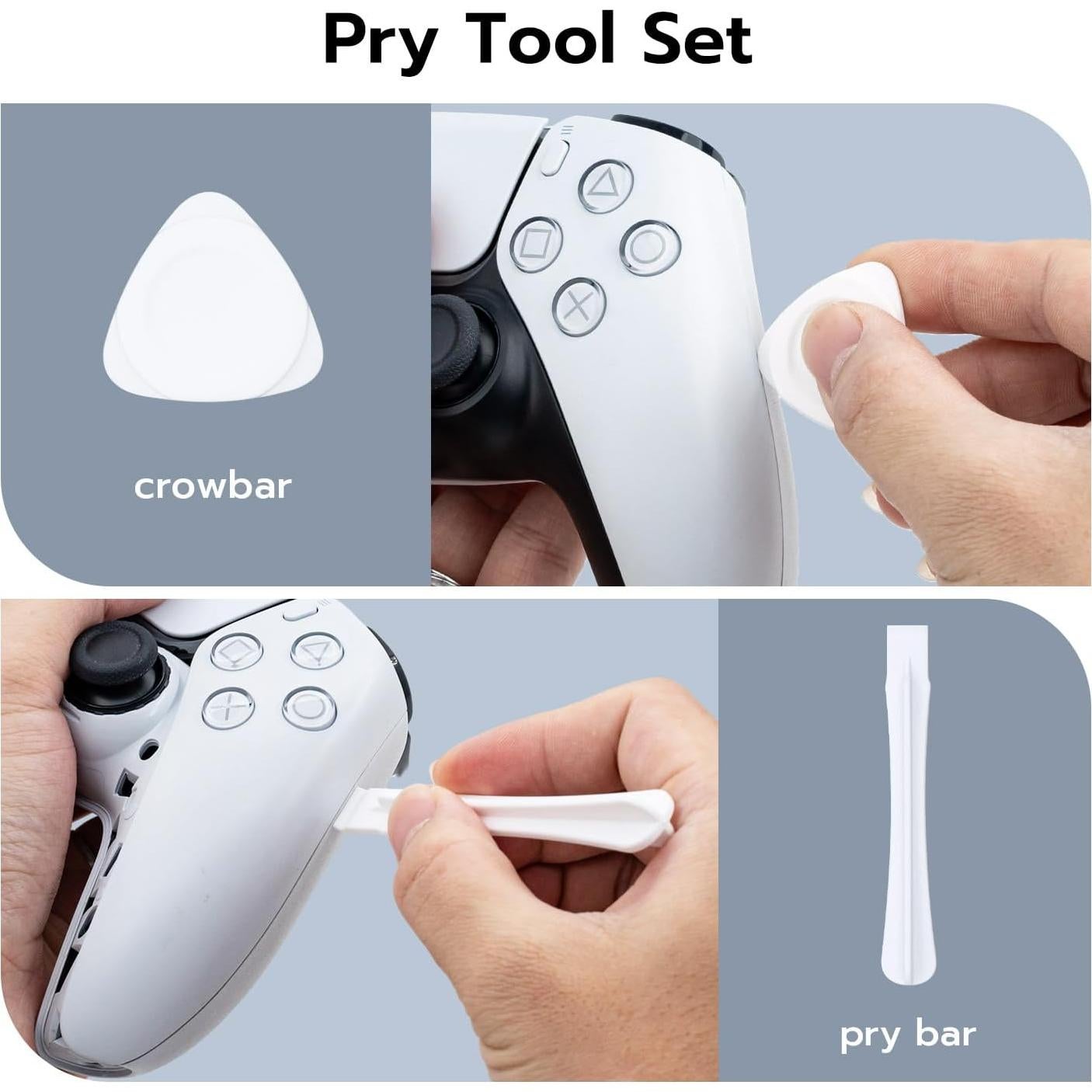 Mcbazel Kit 7 en 1 Joystick TMR para Controlador PS5