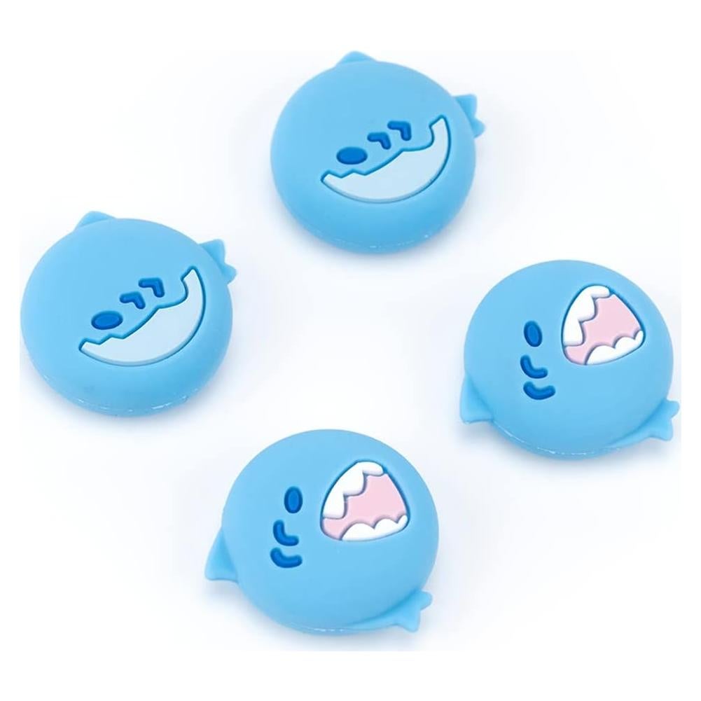 Tapones de Silicona GeekShare para Joycon - Tiburón 4PCS