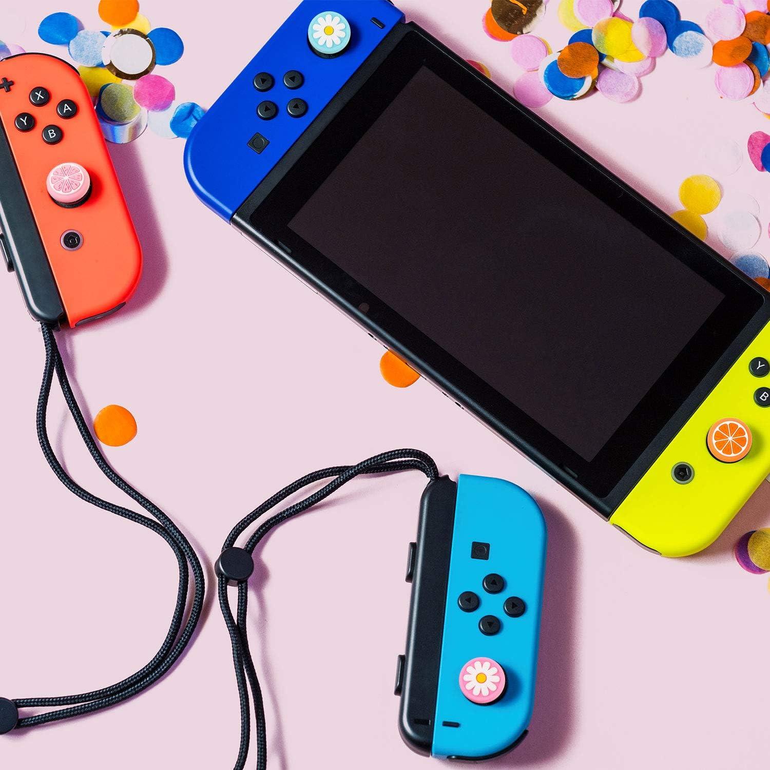 Tapones de Agarre Silicona Sumind 16 Piezas para Nintendo Switch