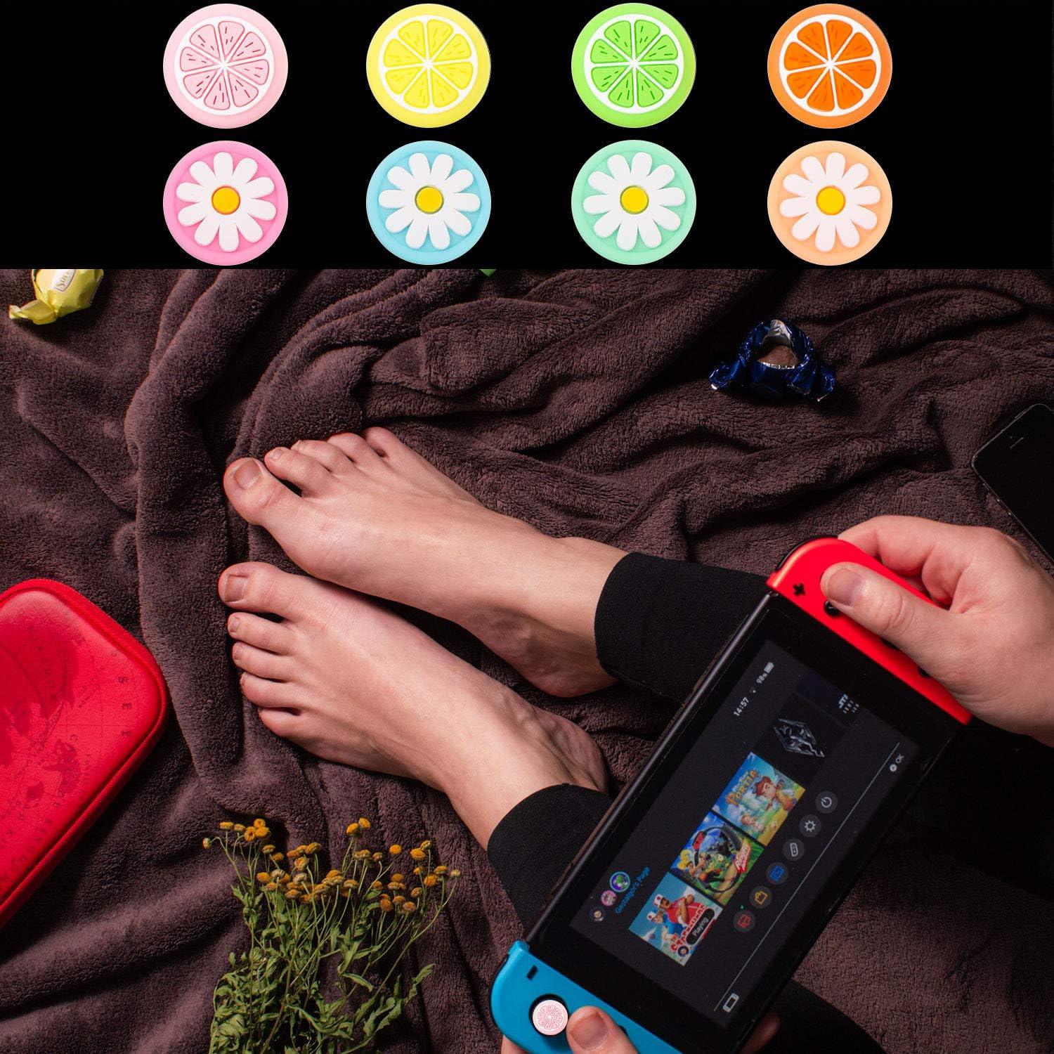 Tapones de Agarre Silicona Sumind 16 Piezas para Nintendo Switch