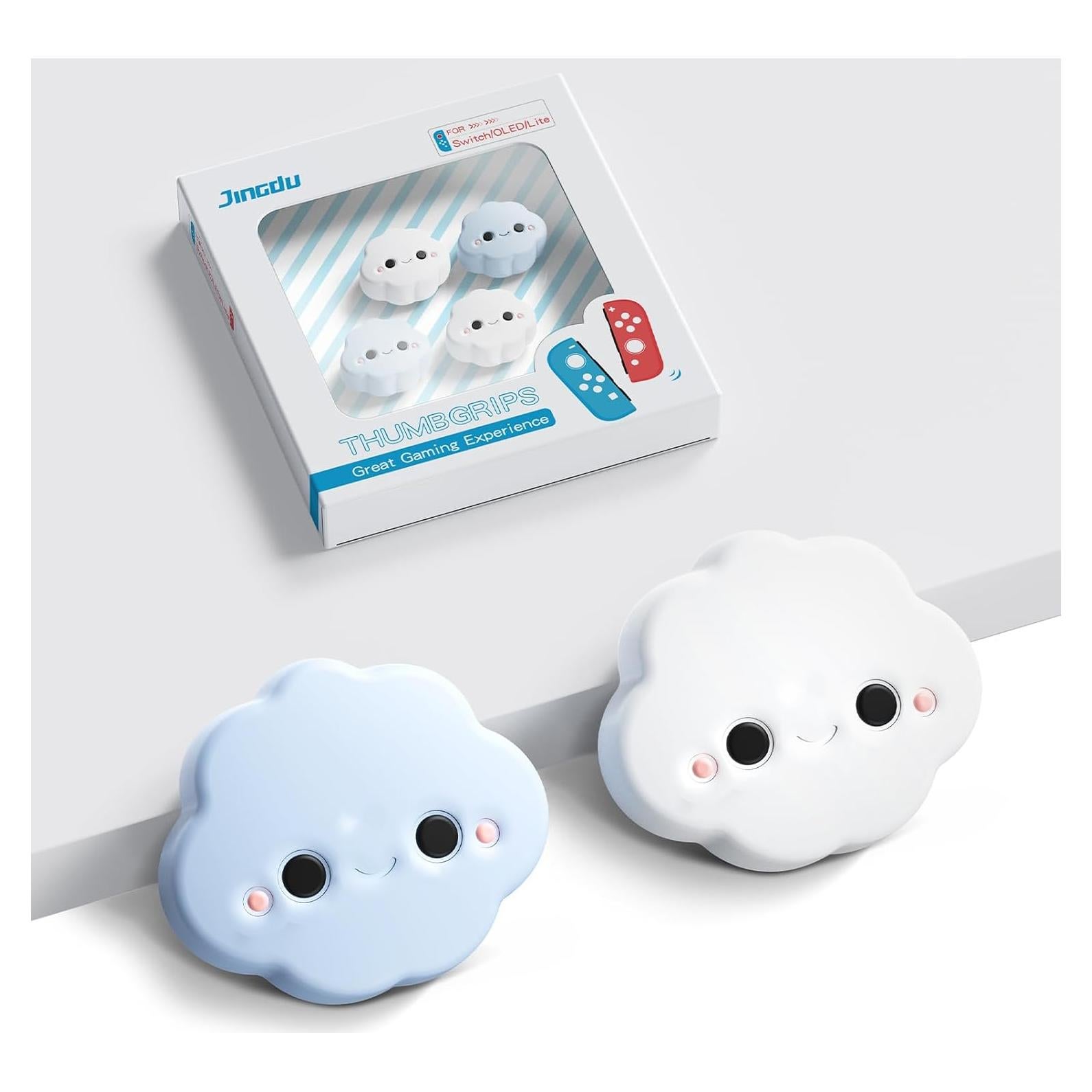 Tapas de agarre JINGDU para Joy-Con Nintendo Switch 4PCS