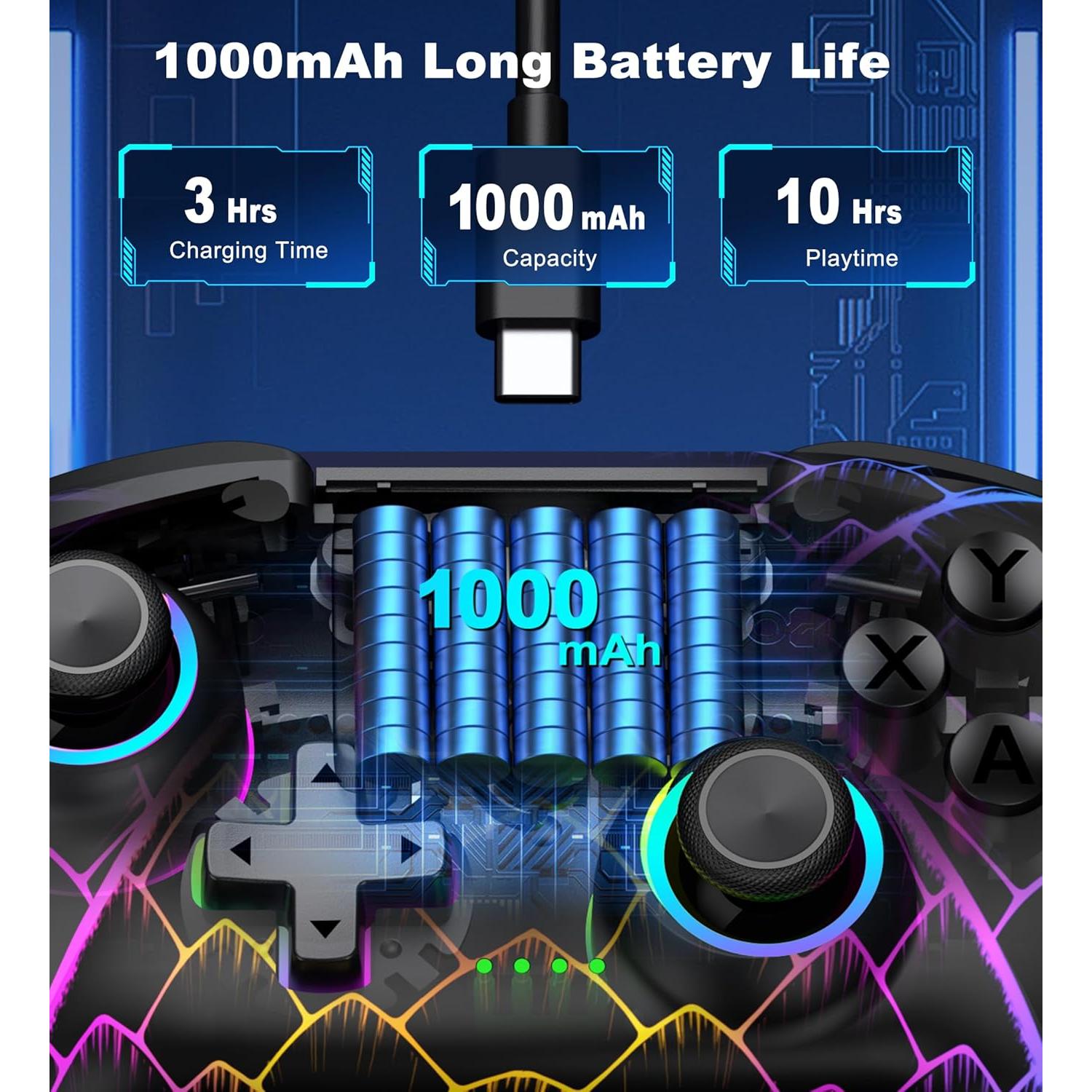 Controlador Inalámbrico AIfasterfly para PC y Switch