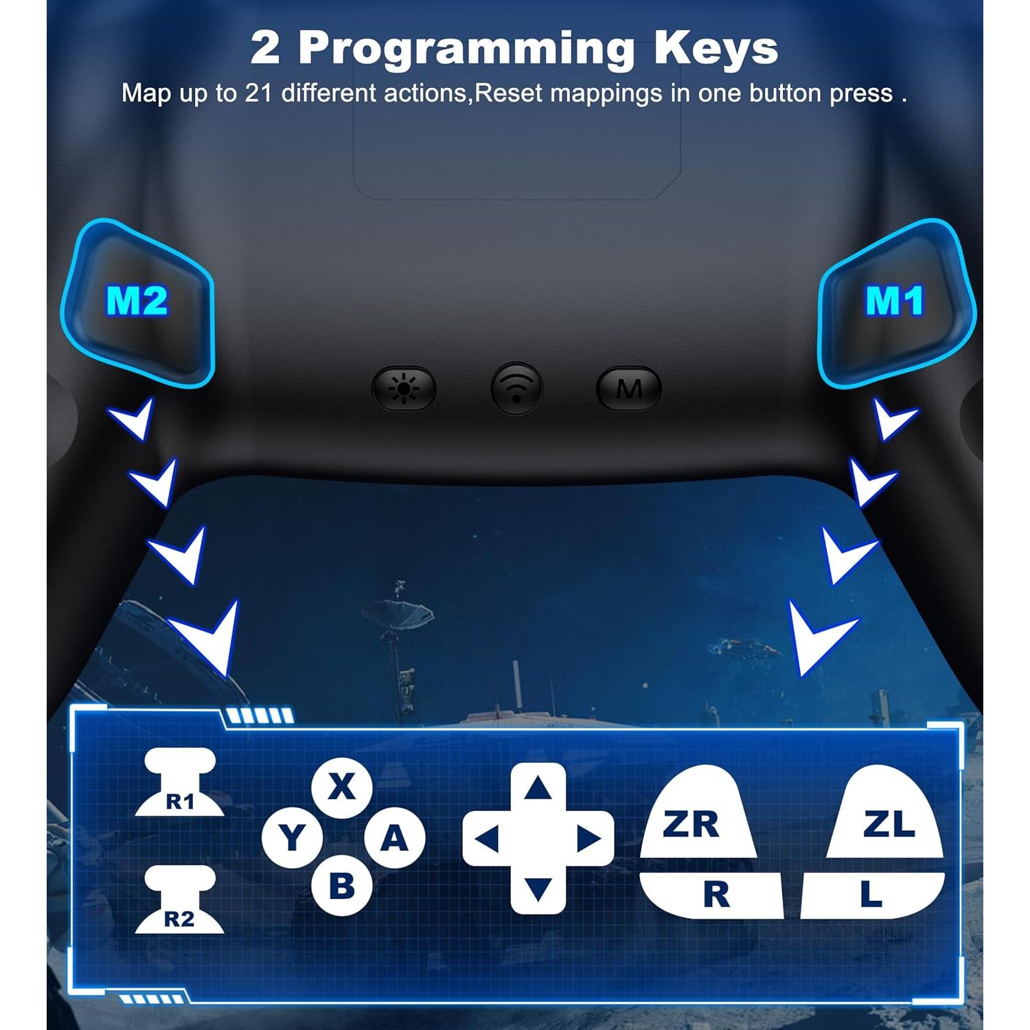 Controlador Inalámbrico AIfasterfly para PC y Switch