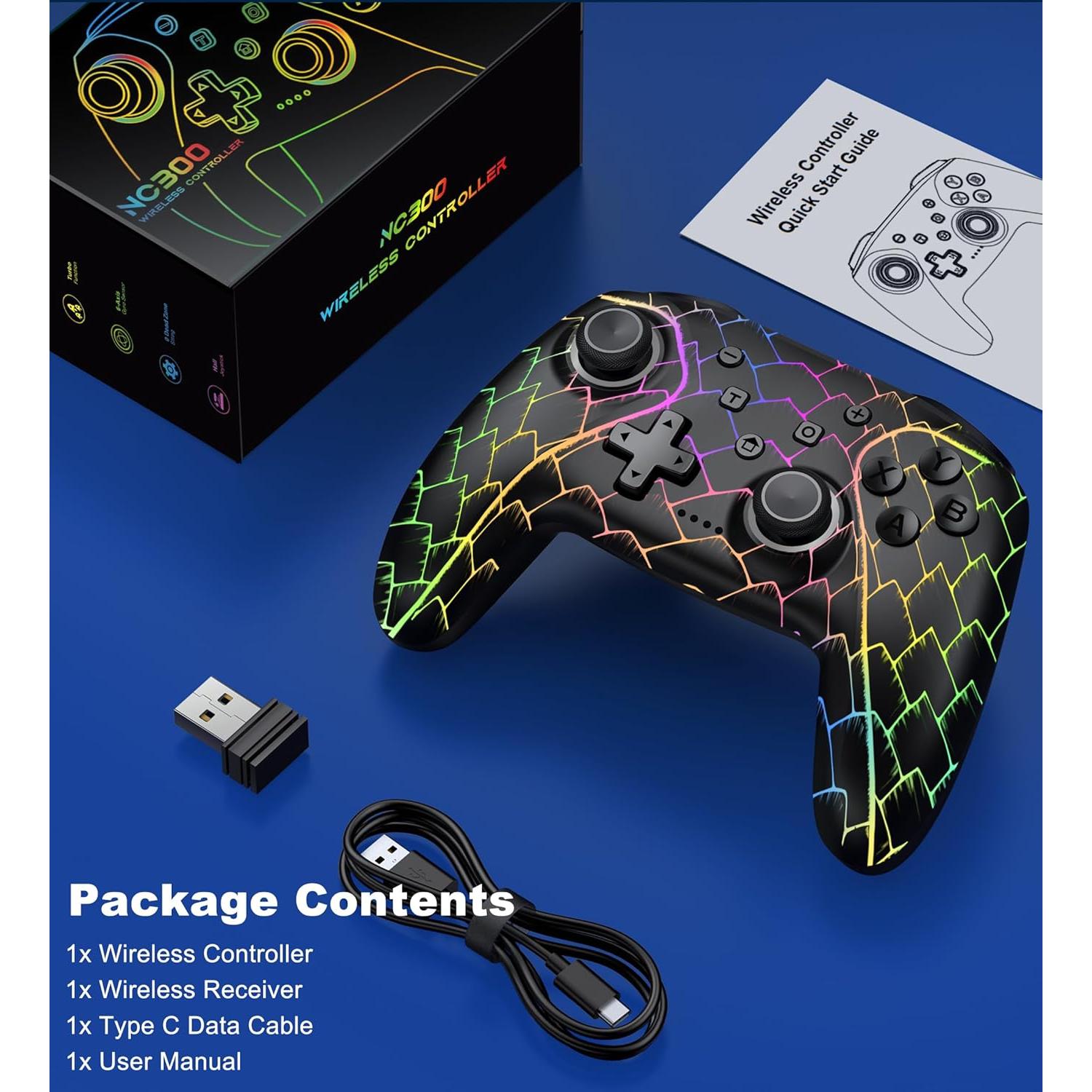 Controlador Inalámbrico AIfasterfly para PC y Switch