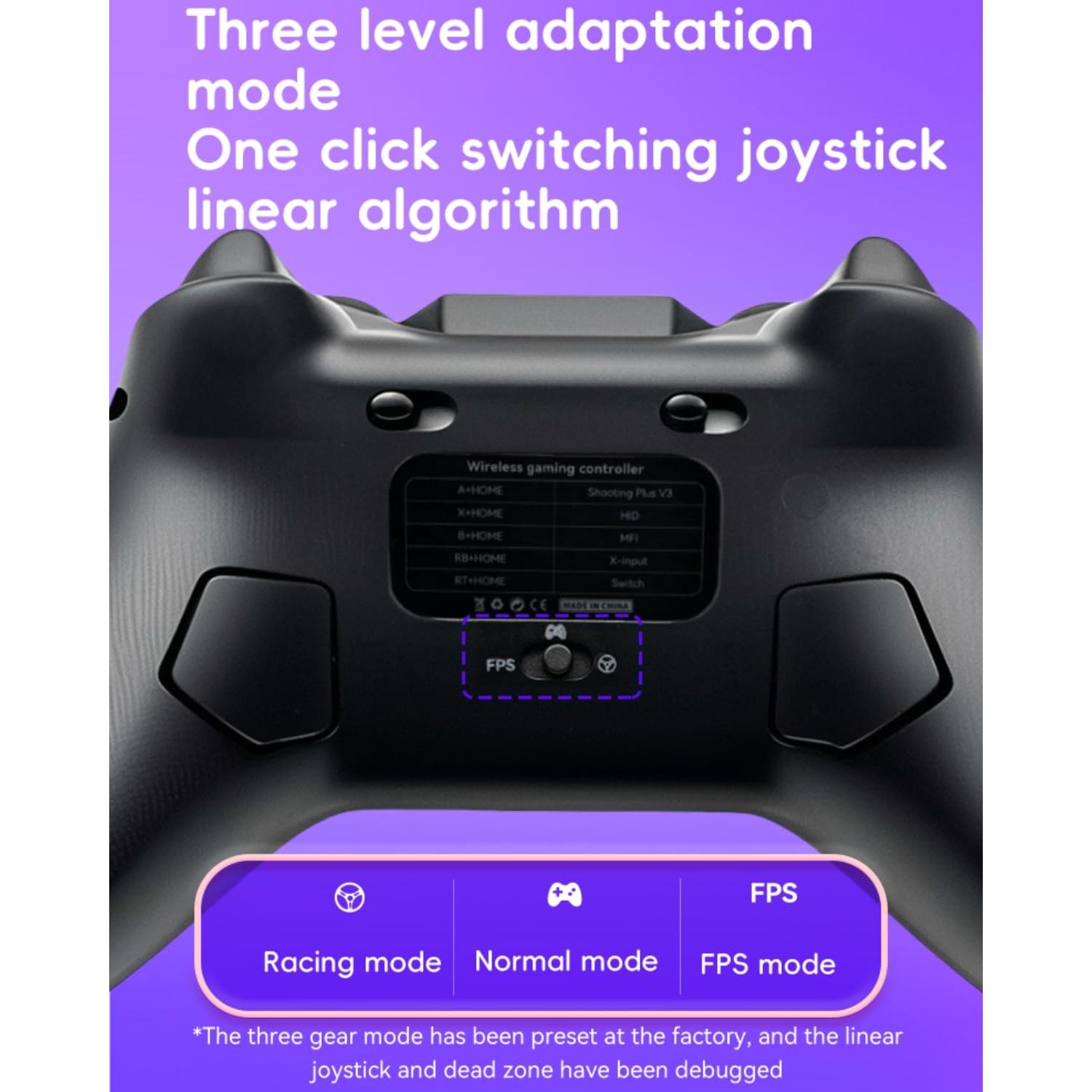 Controlador Inalámbrico COOBILE Gamepad Bluetooth Negro