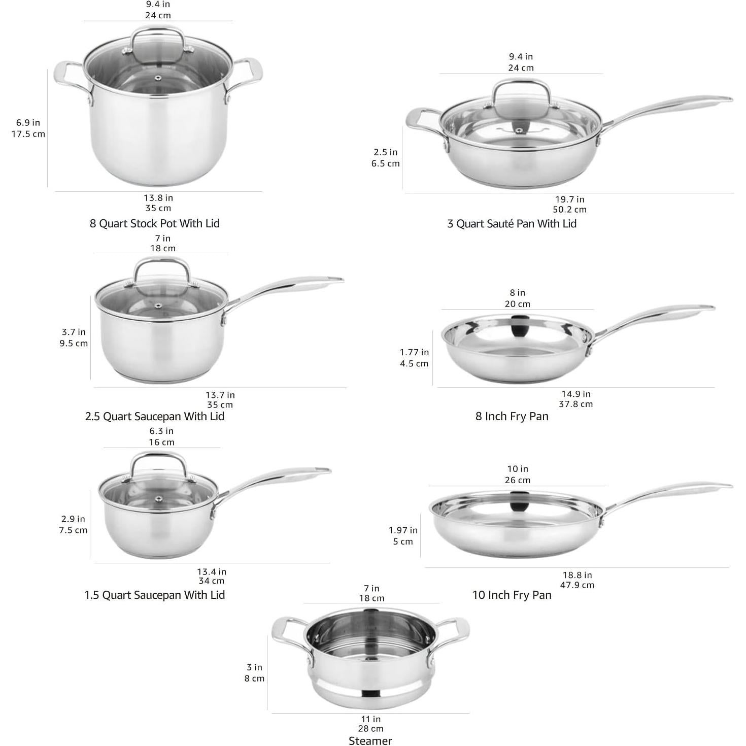 Juego de Utensilios de Cocina 11 Piezas Amazon Basics