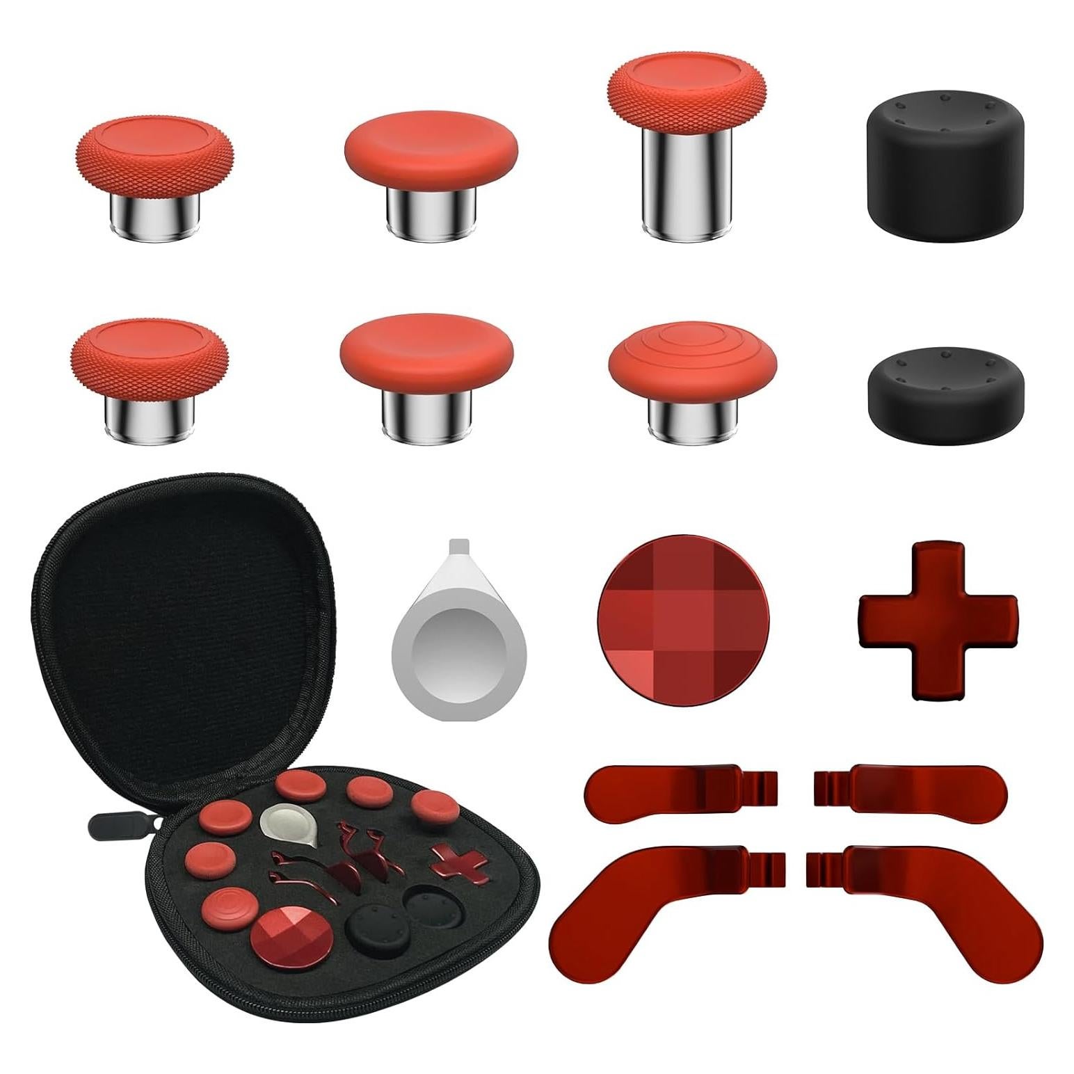 Kit Reemplazo Joysticks Metálicos Charm Focus 16-en-1 Xbox Elite