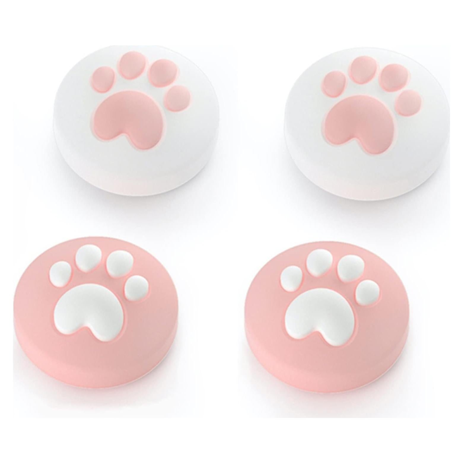 Tapa de Joystick Silicona PEGEO para Joycon Nintendo Rosa