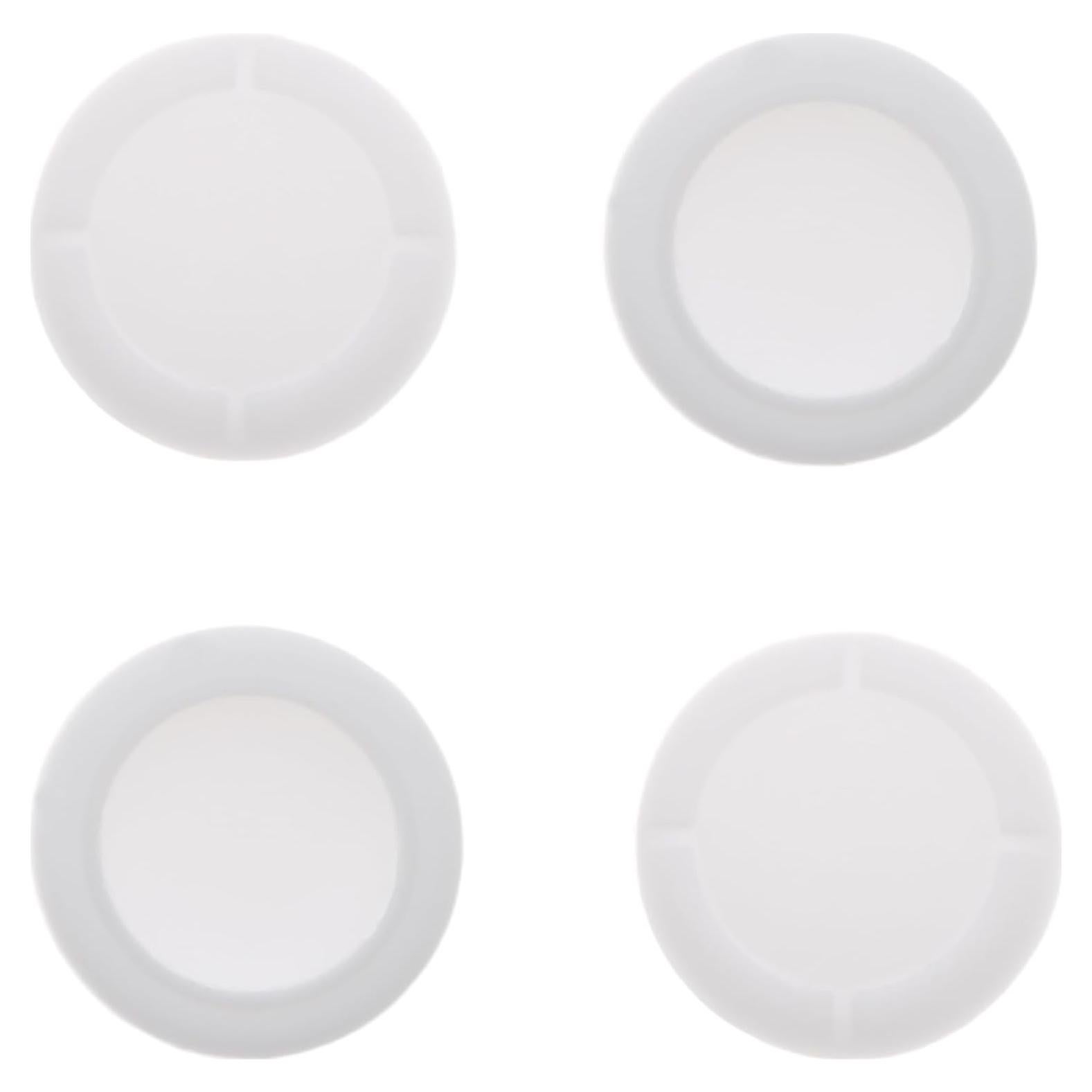 Tapa de Joystick LBTODH 4 Pcs Silicona Blanca para Switch