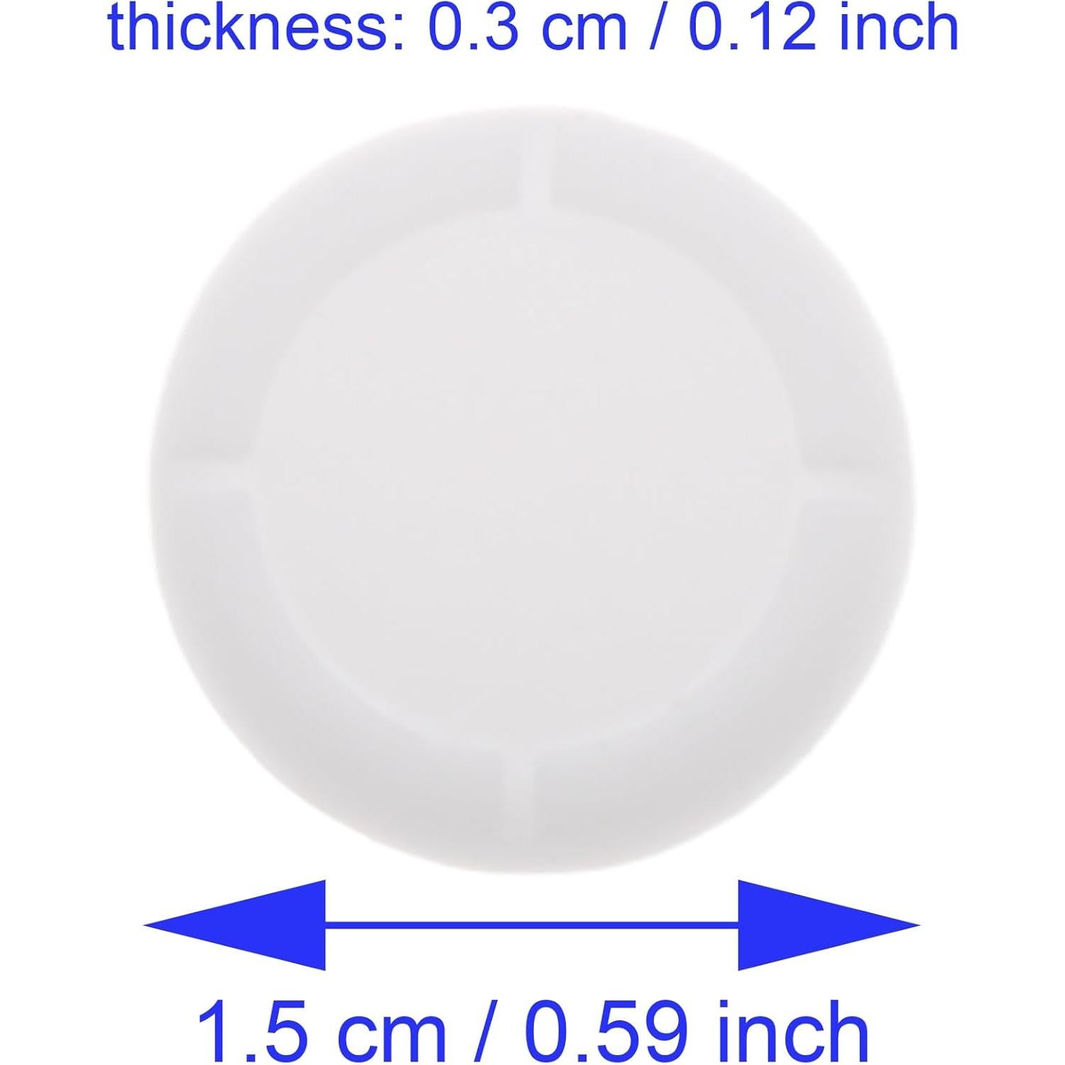 Tapa de Joystick LBTODH 4 Pcs Silicona Blanca para Switch