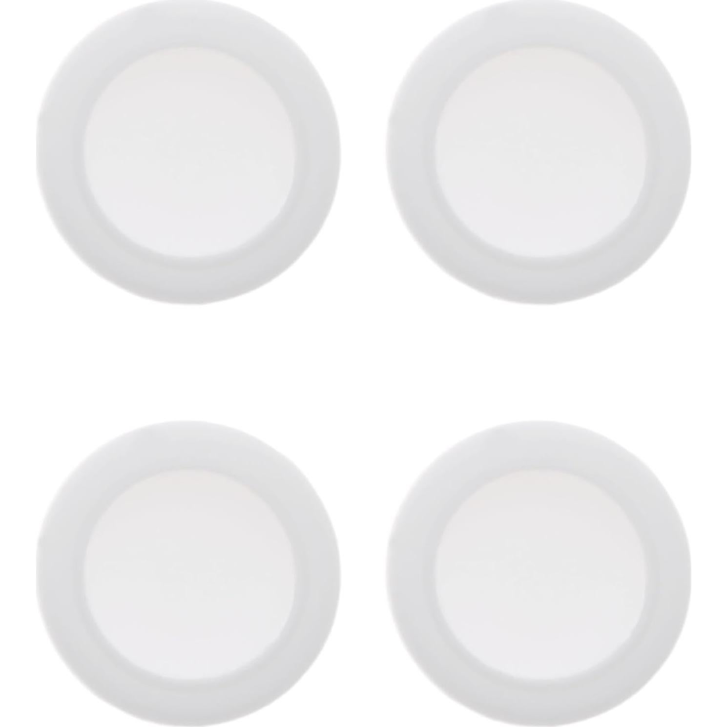 Tapa de Joystick LBTODH 4 Pcs Silicona Blanca para Switch