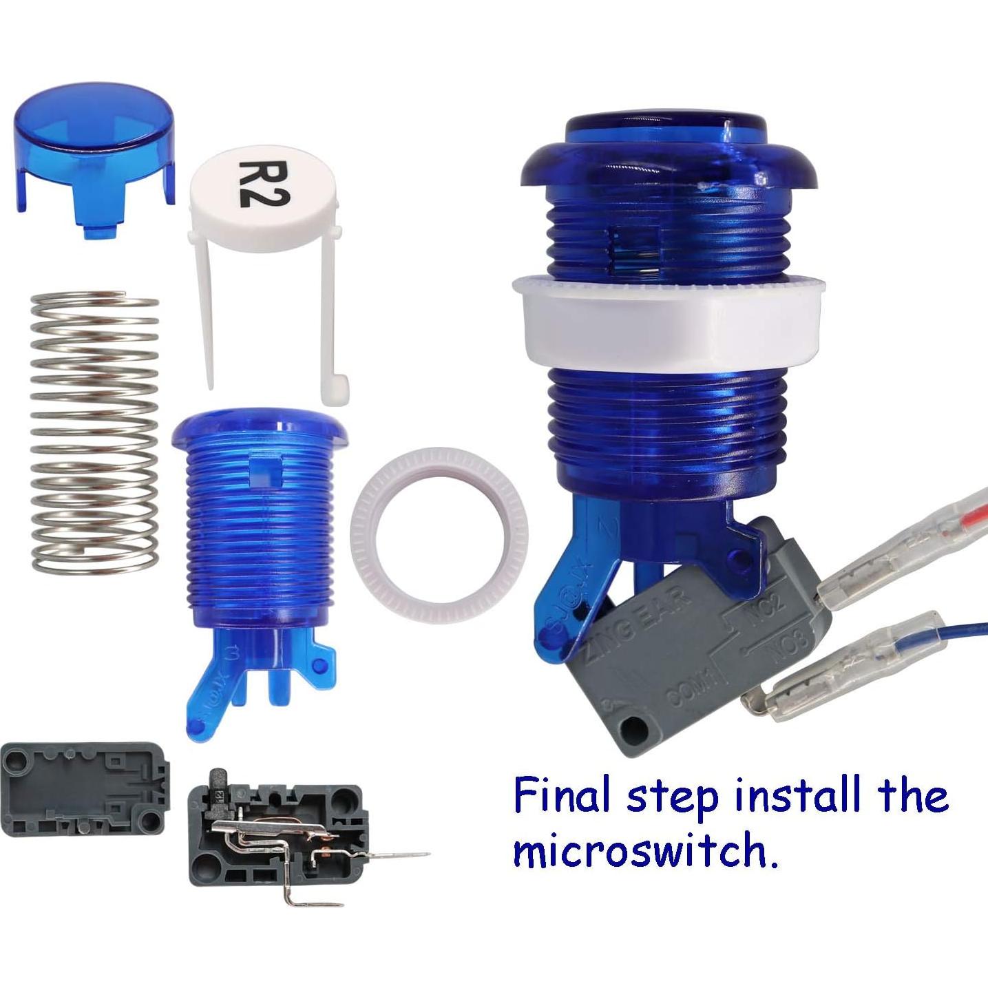 Kit Controlador Arcade 2 Jugadores SJ@JX USB para PC