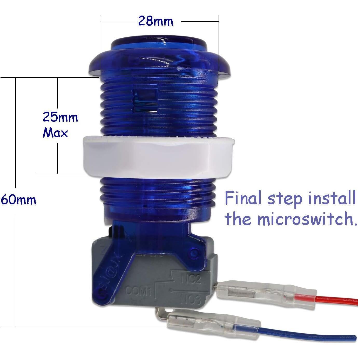 Kit Controlador Arcade 2 Jugadores SJ@JX USB para PC