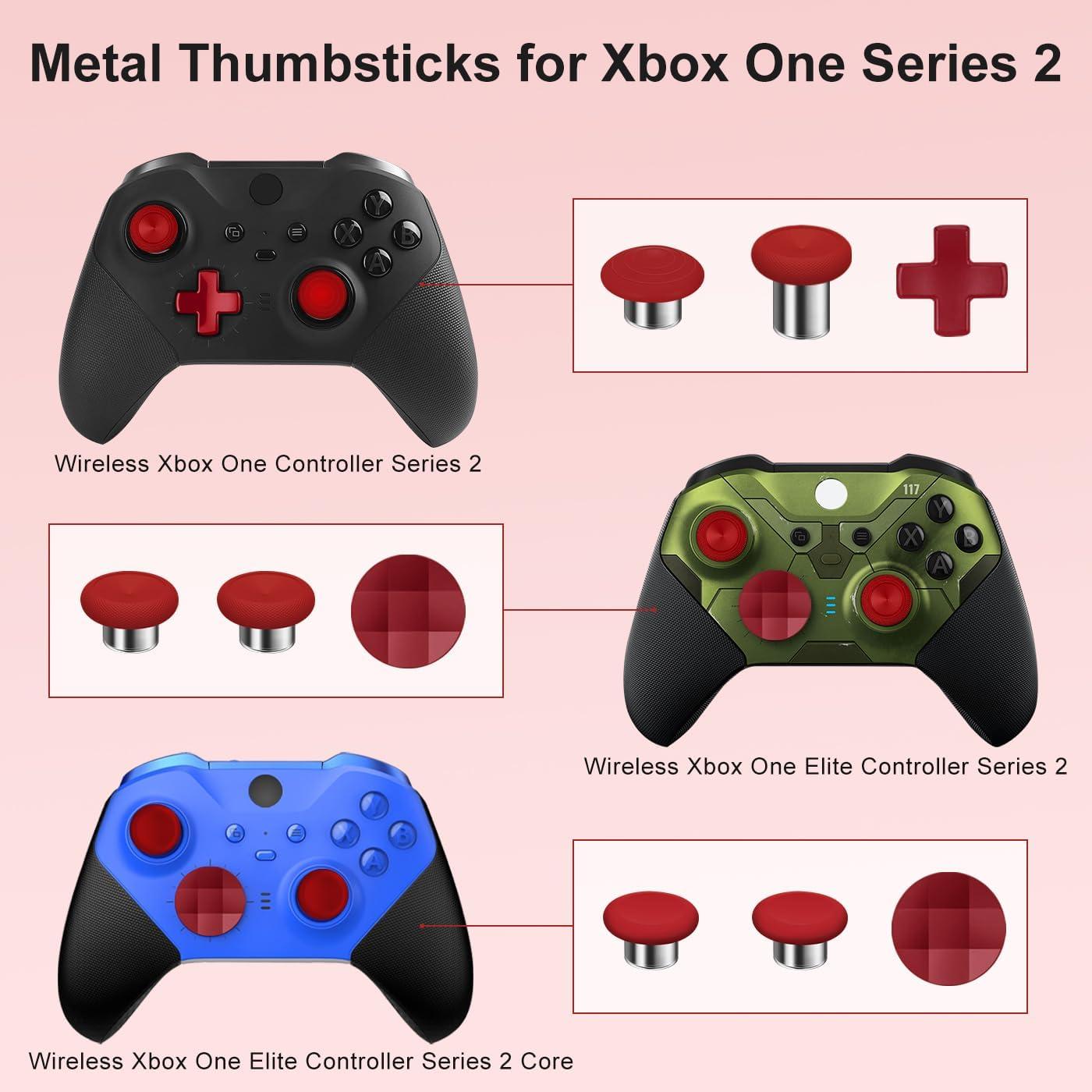 Palancas Metálicas HaeBorl para Xbox Elite Series 2, 13 en 1