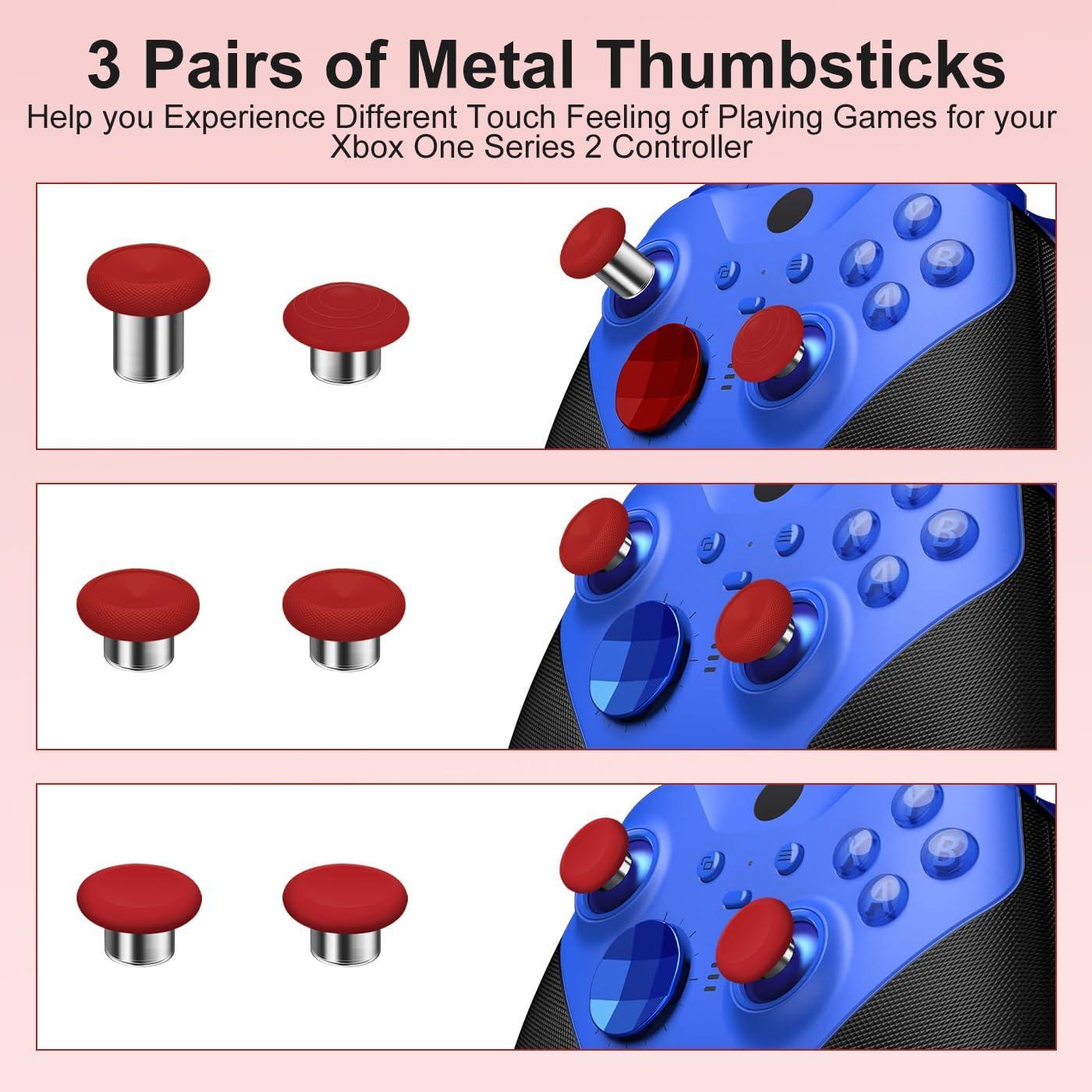 Palancas Metálicas HaeBorl para Xbox Elite Series 2, 13 en 1