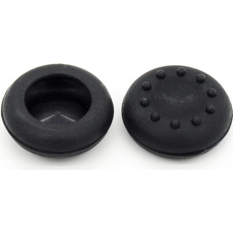 4 Tapas de Silicona Negra para Joystick PS4 PS3 360 One