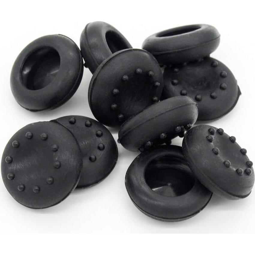 4 Tapas de Silicona Negra para Joystick PS4 PS3 360 One