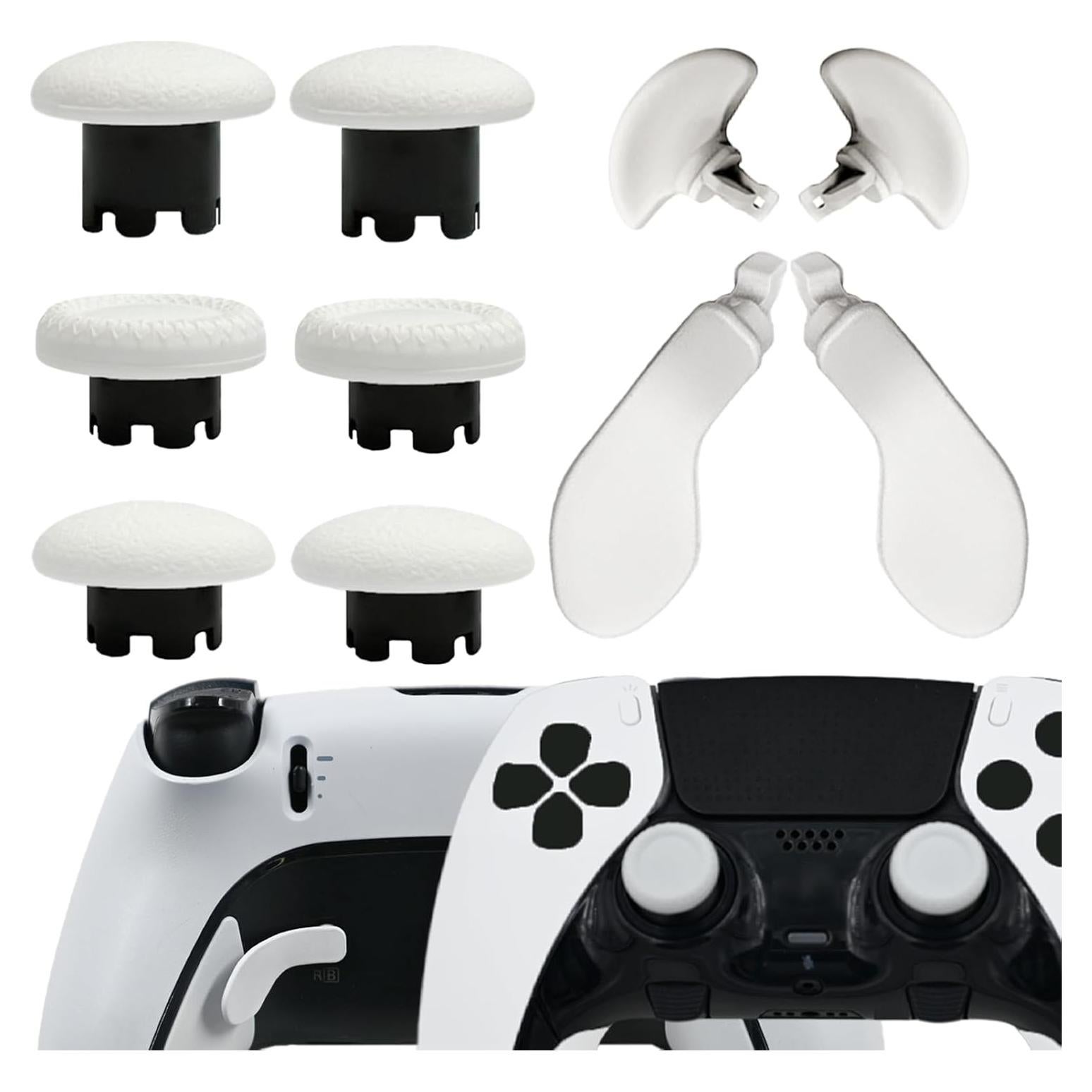 Kit 10 en 1 Accesorios Metal PS5 Edge Joysticks y Paddles