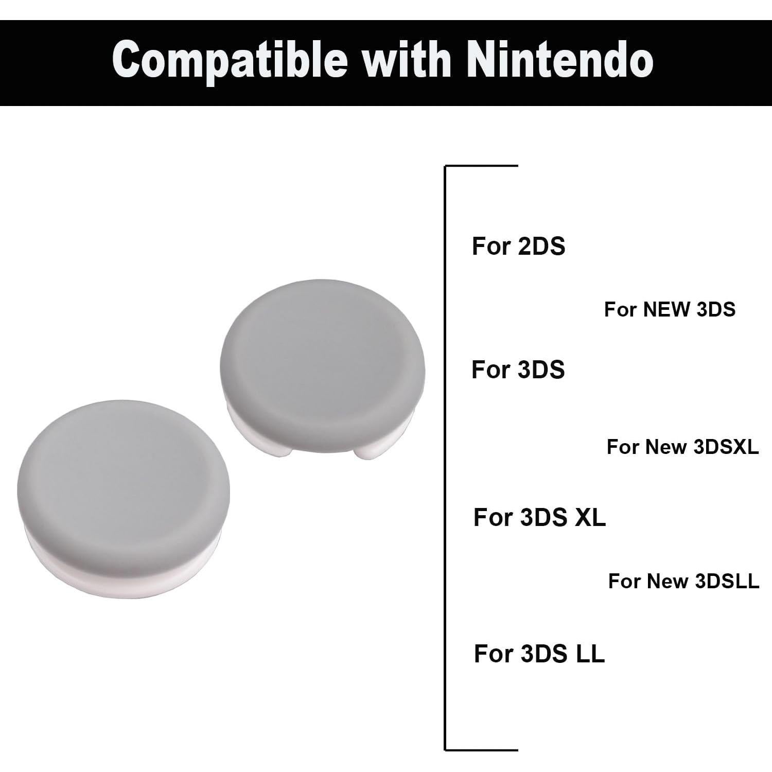 Tapa de Palanca Analógica Ikpek para Nintendo 3DS - Gris