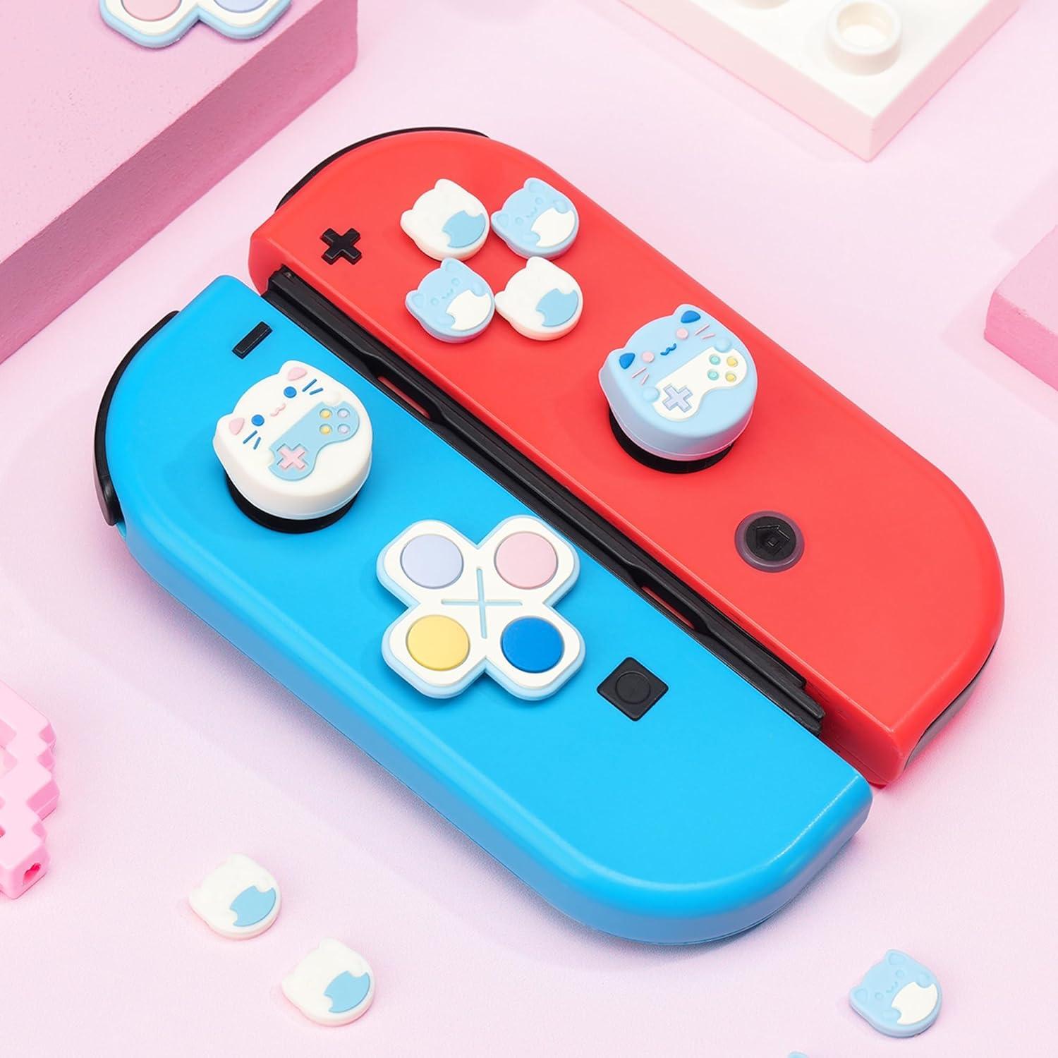 Juego de Tapas de Botones GeekShare para Switch y OLED