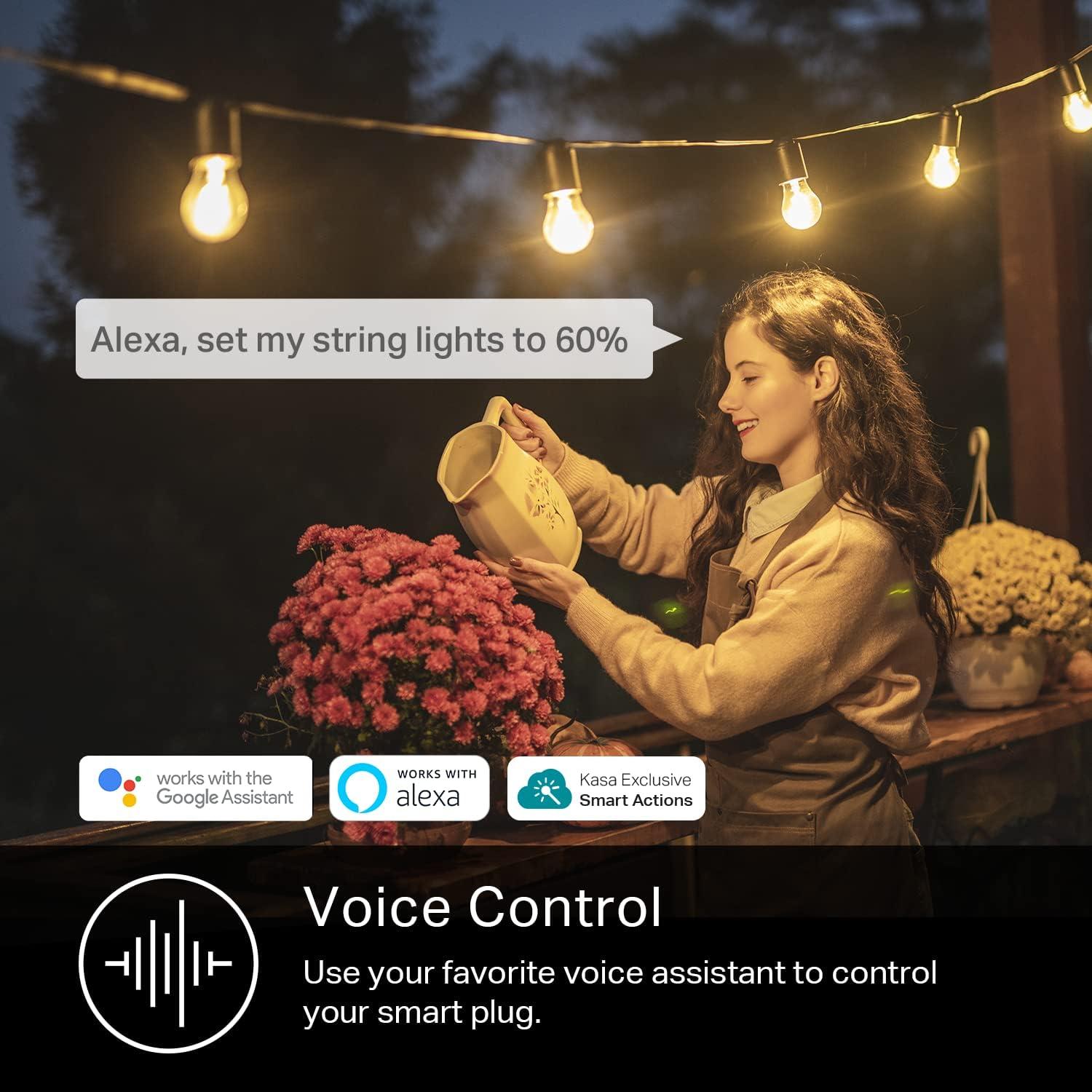 Enchufe Inteligente Kasa KP401 para Exterior IP64 15A