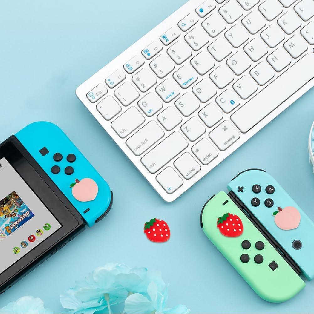 Tapas de Joystick GORGECRAFT 4Pcs Silicona Fruta Switch