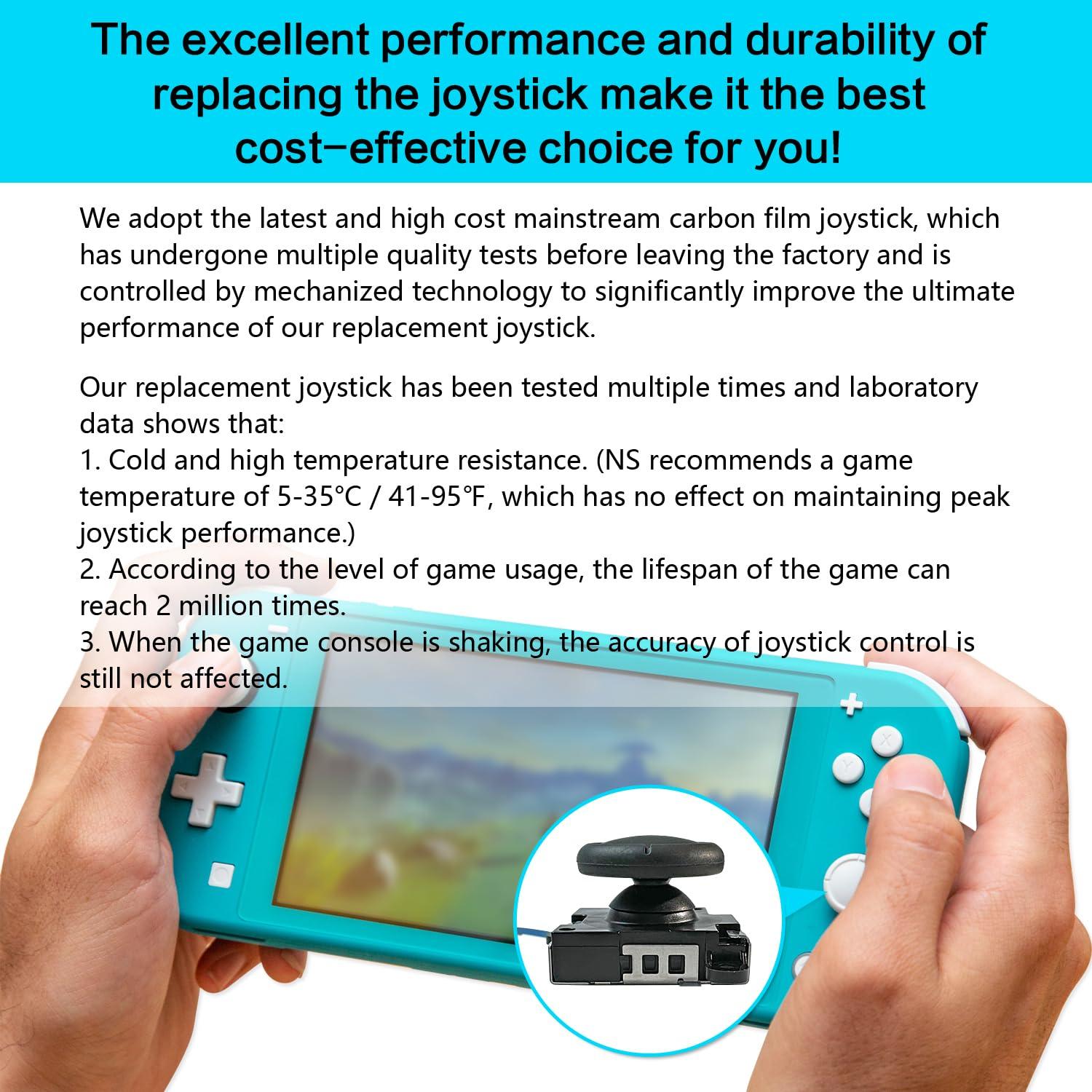 Kit Reparación Joystick Joycon SmaFsan 4 Piezas para Nintendo Switch