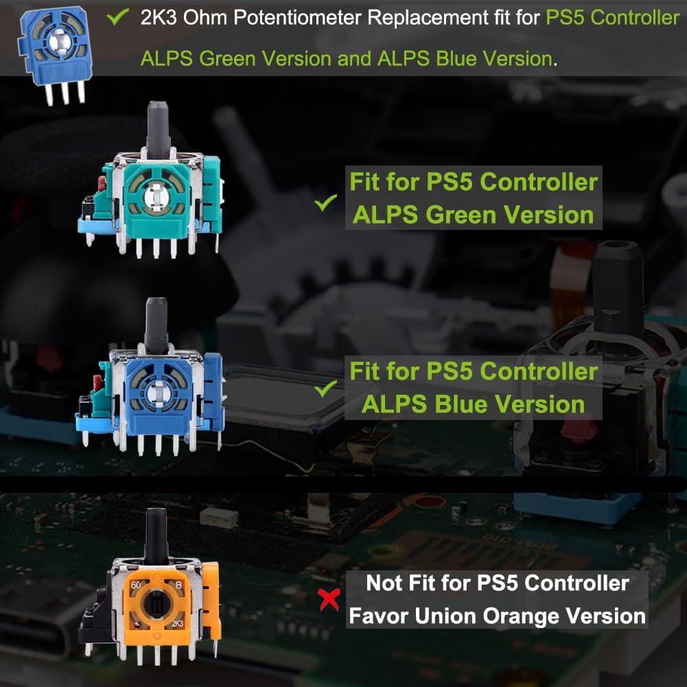 20 Potenciómetros 2K3 Ohm IKPEK para Controlador PS5