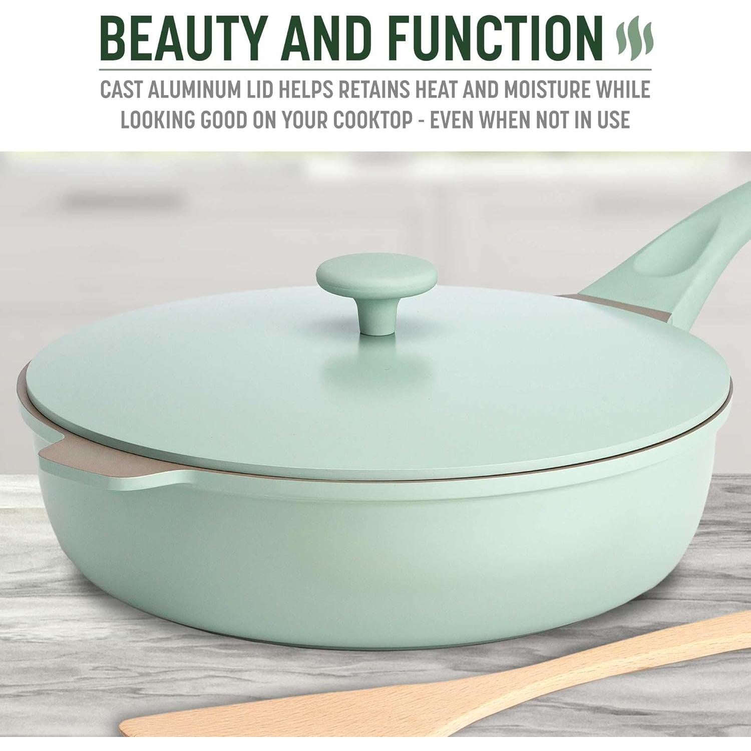 Sartén Goodful Todo en Uno 27.94 cm Antiadherente Verde