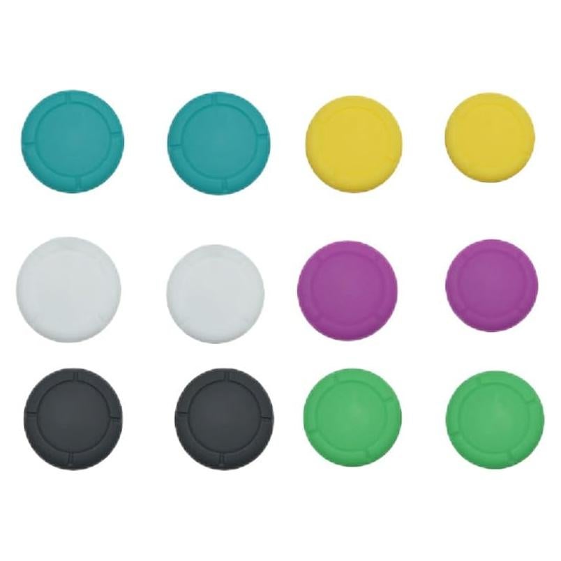 Cubiertas de Agarre de Pulgar Silicona Booge 12 Pcs para Switch