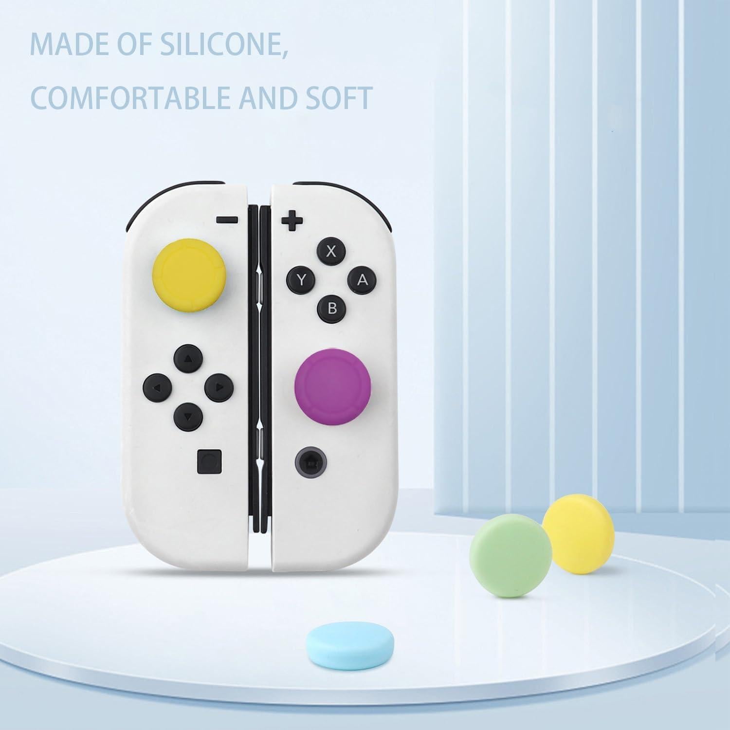 Cubiertas de Agarre de Pulgar Silicona Booge 12 Pcs para Switch