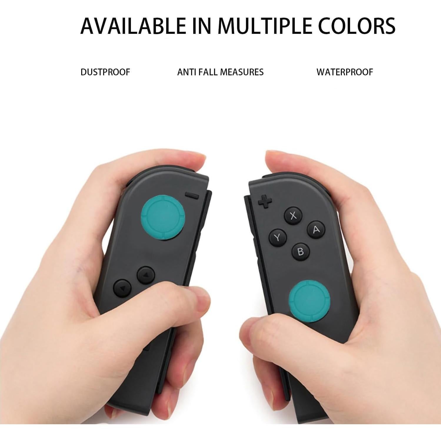 Cubiertas de Agarre de Pulgar Silicona Booge 12 Pcs para Switch