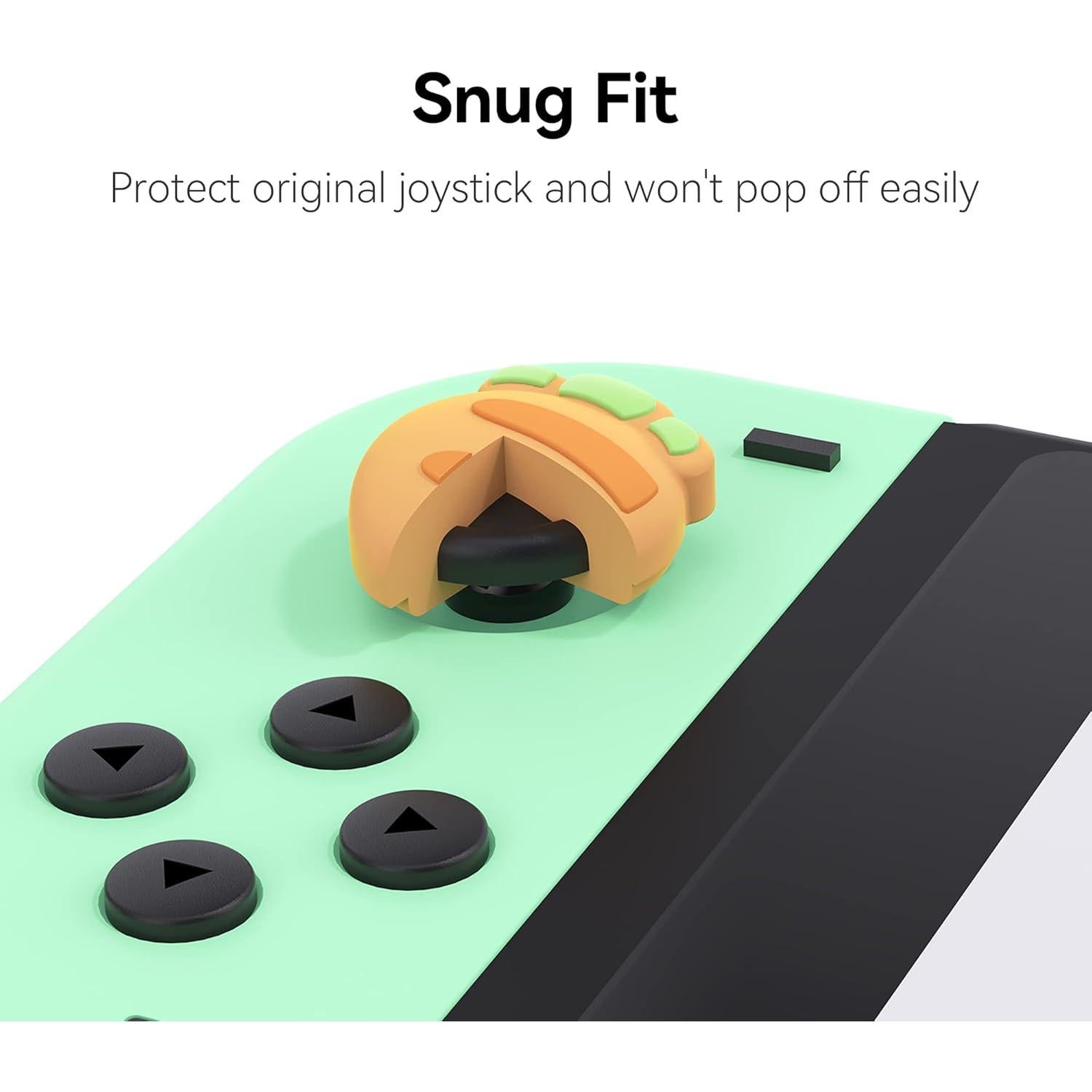 Tapones de Silicona GeekShare para Joycon Switch - Conejo y Zanahoria