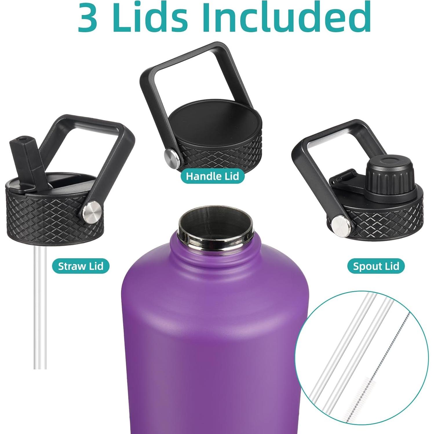 Botella de Agua Aislada Konokyo 3L con Pajilla y Mango