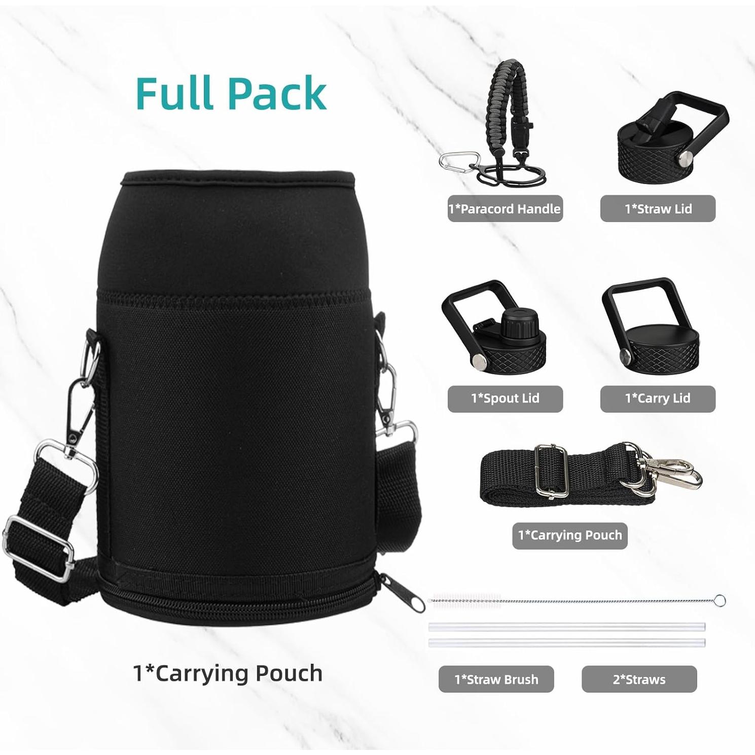 Botella de Agua Aislada Konokyo 3L con Pajilla y Mango