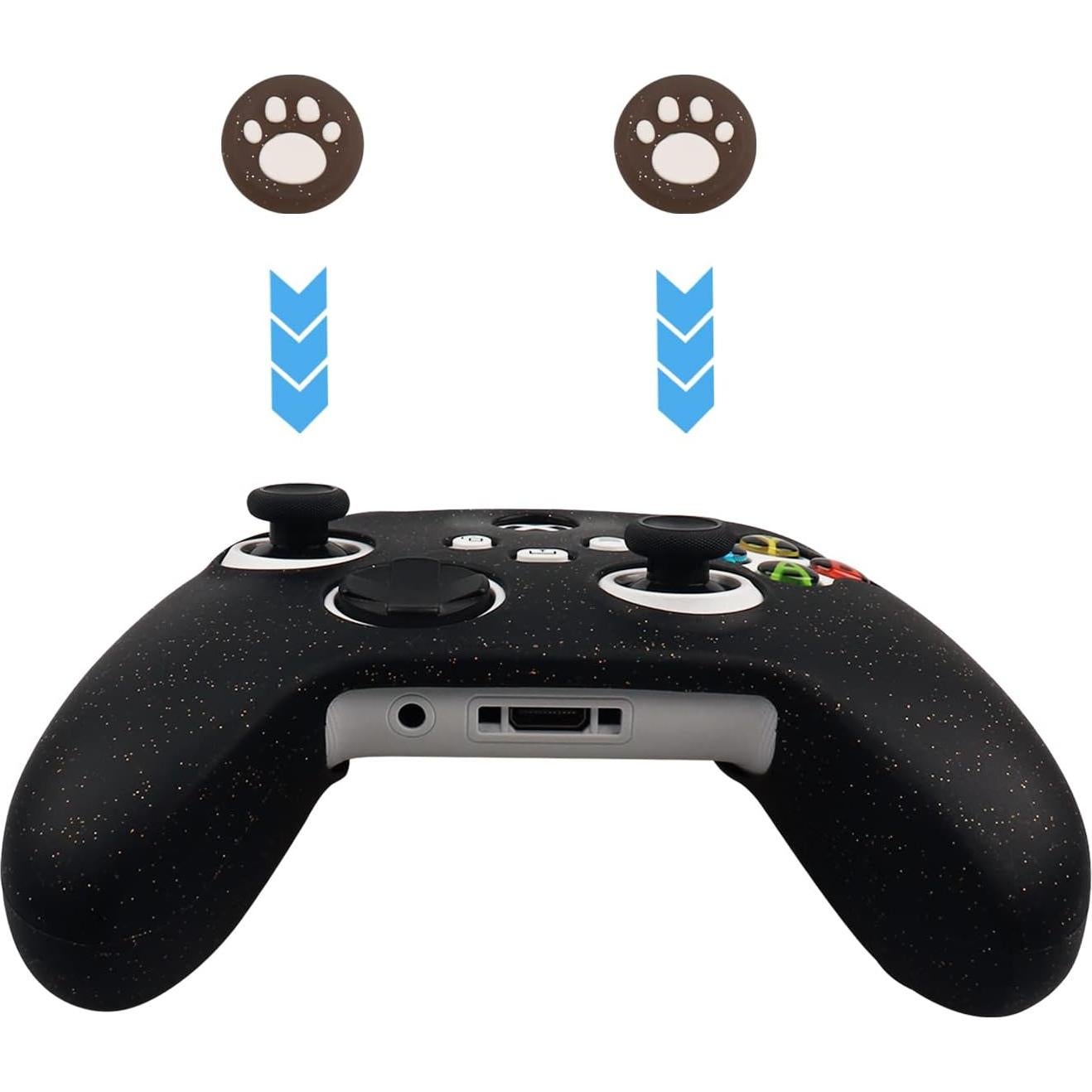 Funda de Silicona RALAN para Controlador Xbox Series Negra