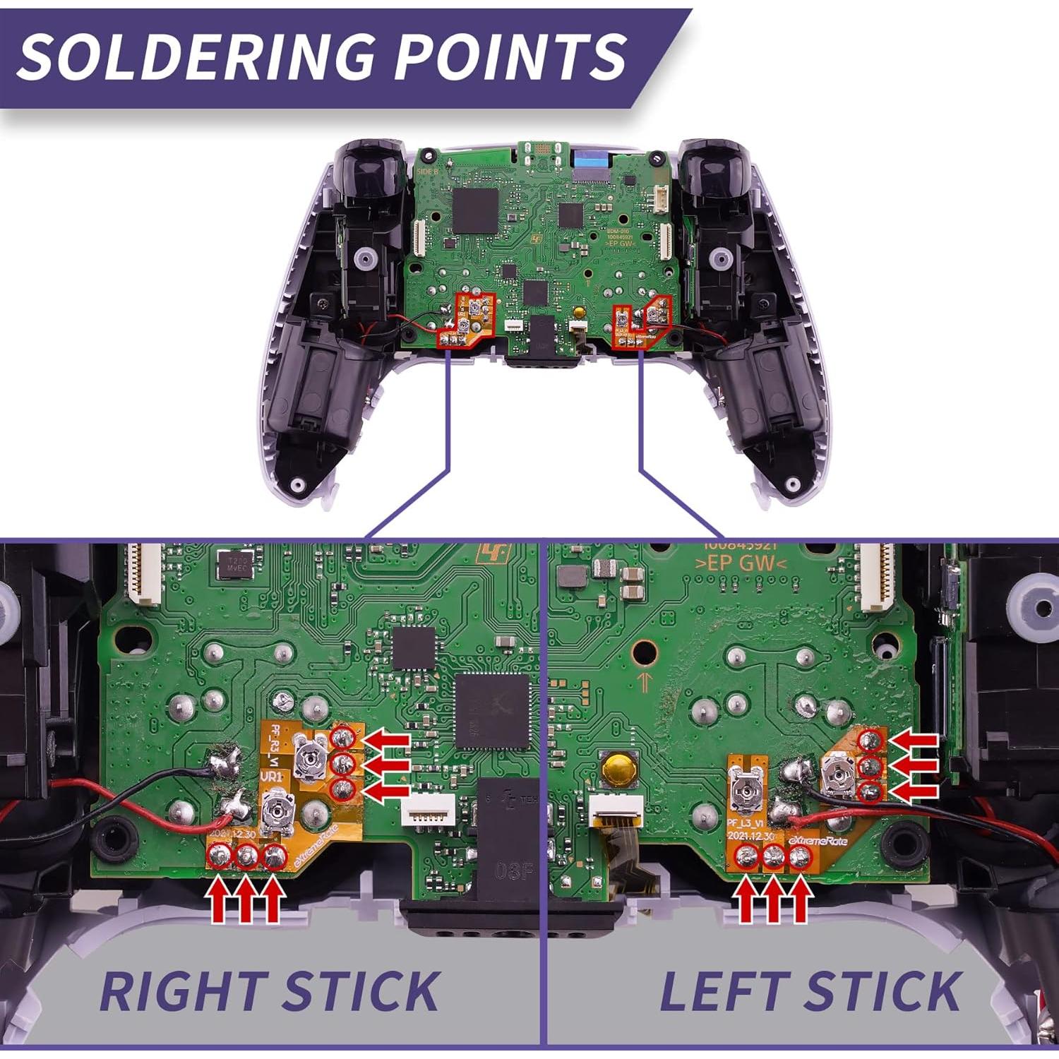 Kit de reparación Drifix para thumbsticks PS5 eXtremeRate