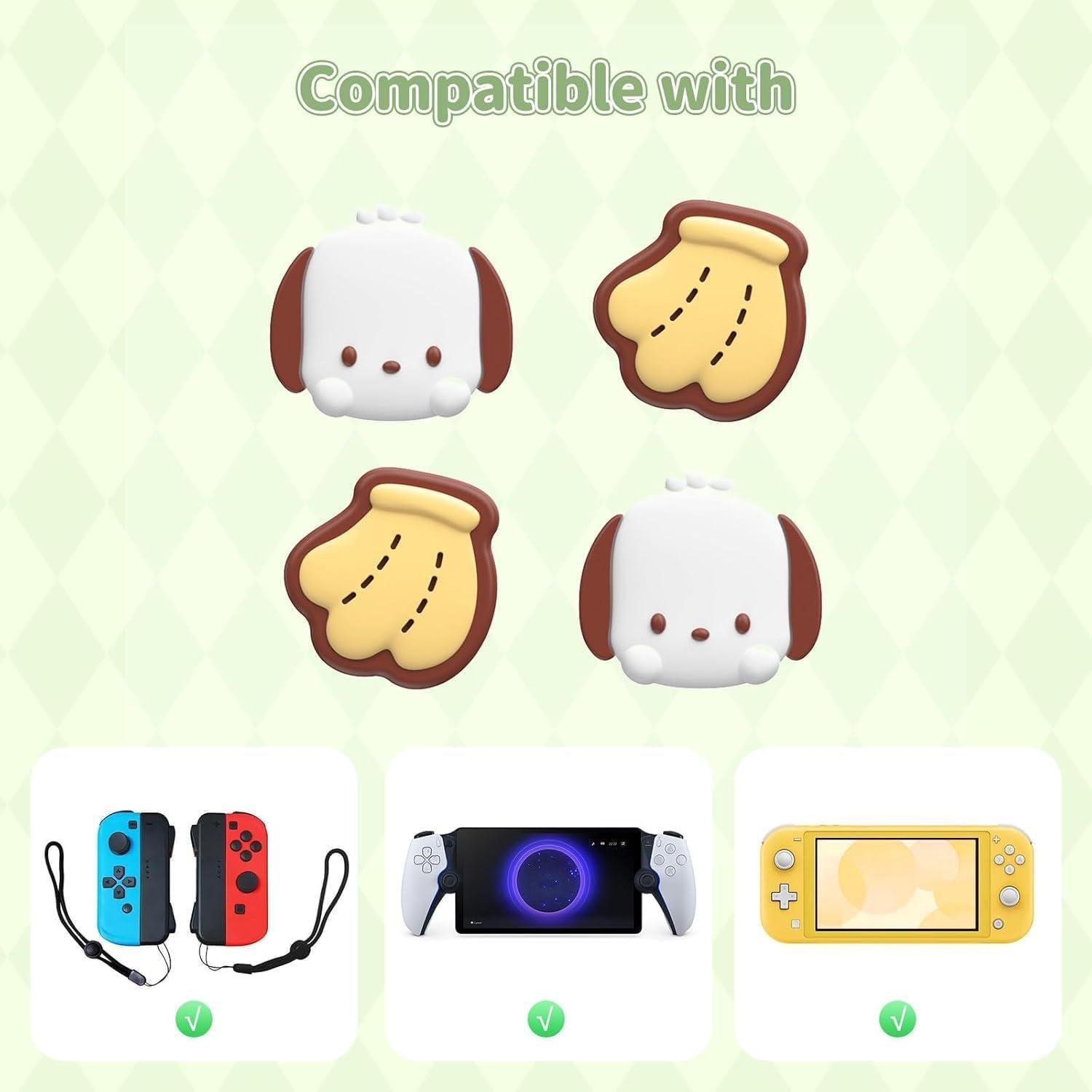 Tapas de Joystick Kuitmor para Switch y Lite - Silicona Pastel