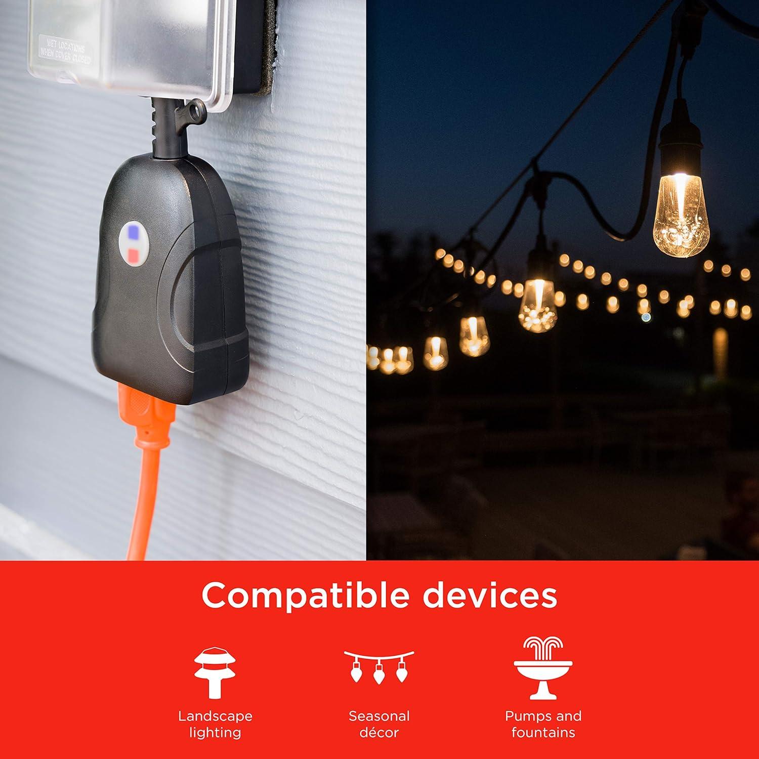 Interruptor Inteligente Wi-Fi UltraPro Doble Enchufe Exterior