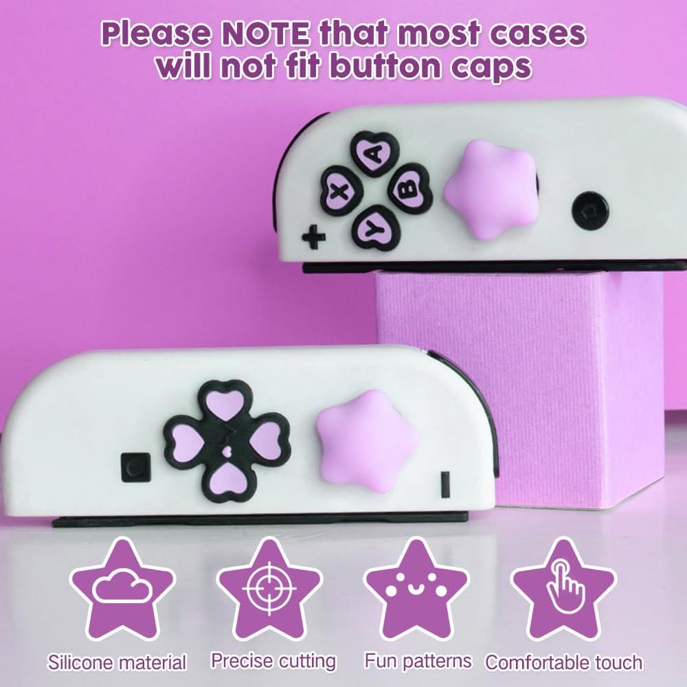 Tapones de Joystick PERFECTSIGHT para Nintendo Switch - Set Colorido