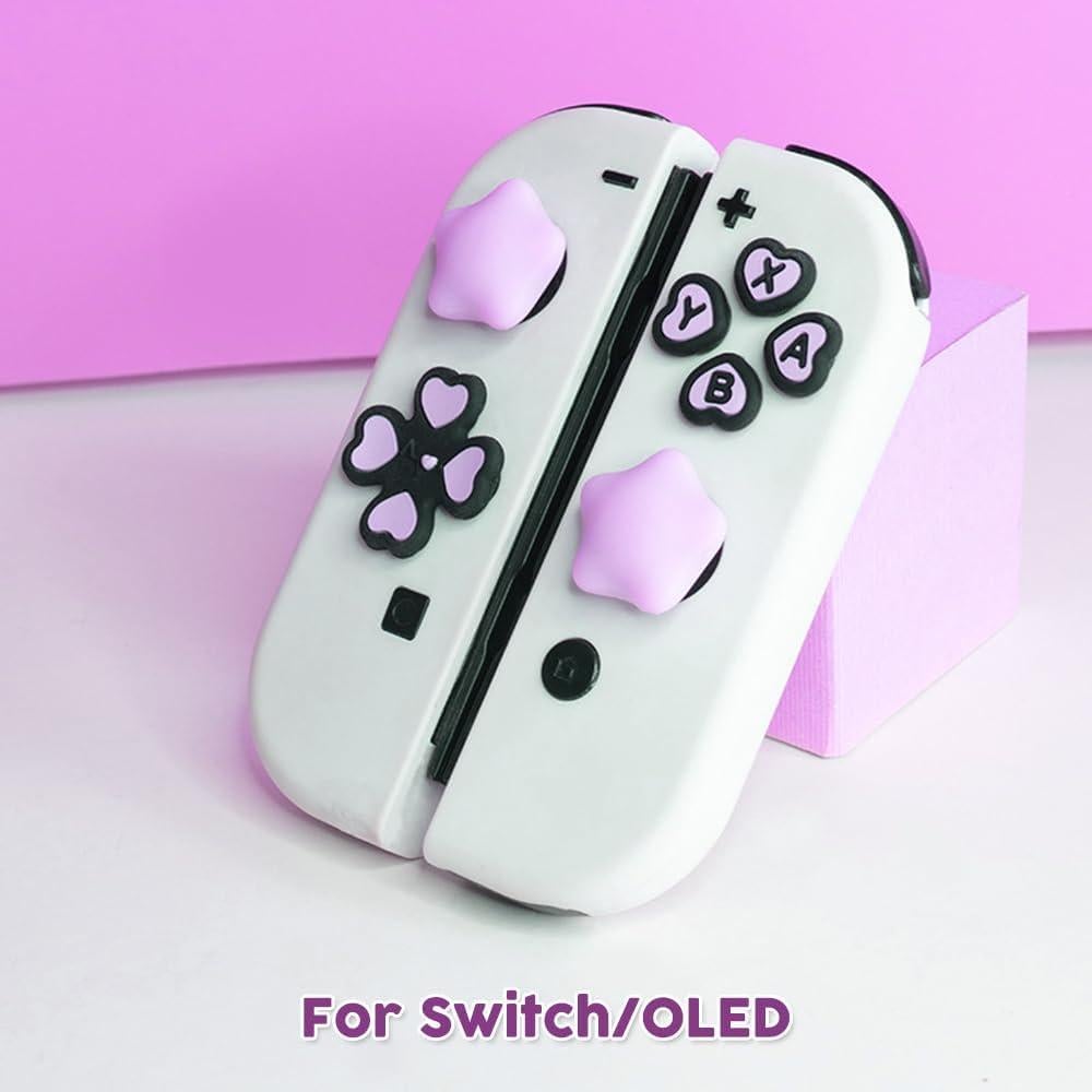 Tapones de Joystick PERFECTSIGHT para Nintendo Switch - Set Colorido