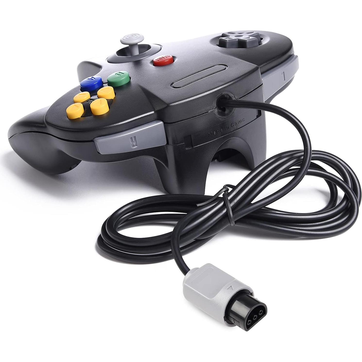 Controlador N64 Miadore 4 Pack Joystick Mejorado 1.83m