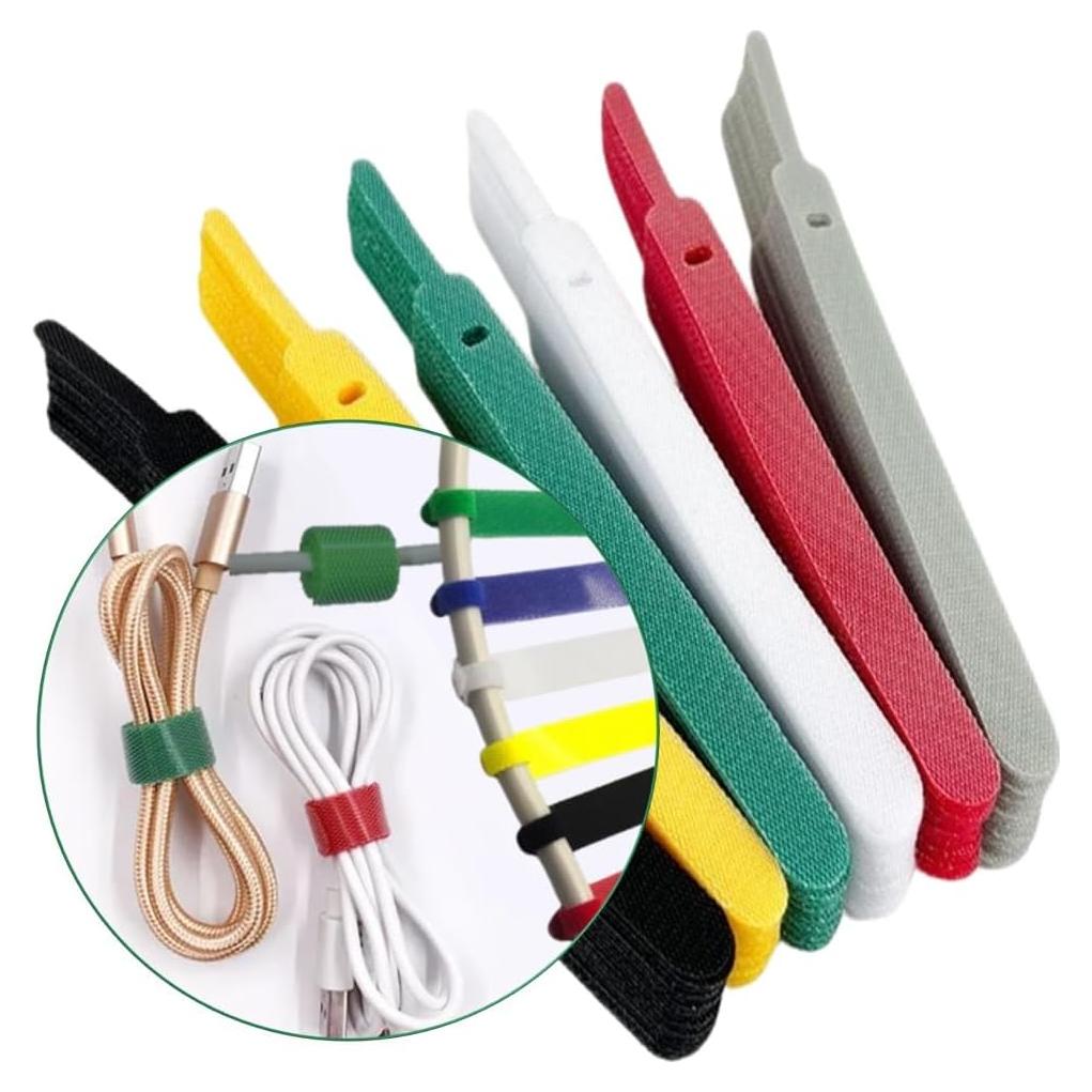 150 Bridas Reutilizables QUALIALL 14.99 cm Nylon Multicolor