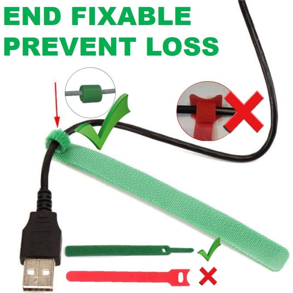 150 Bridas Reutilizables QUALIALL 14.99 cm Nylon Multicolor