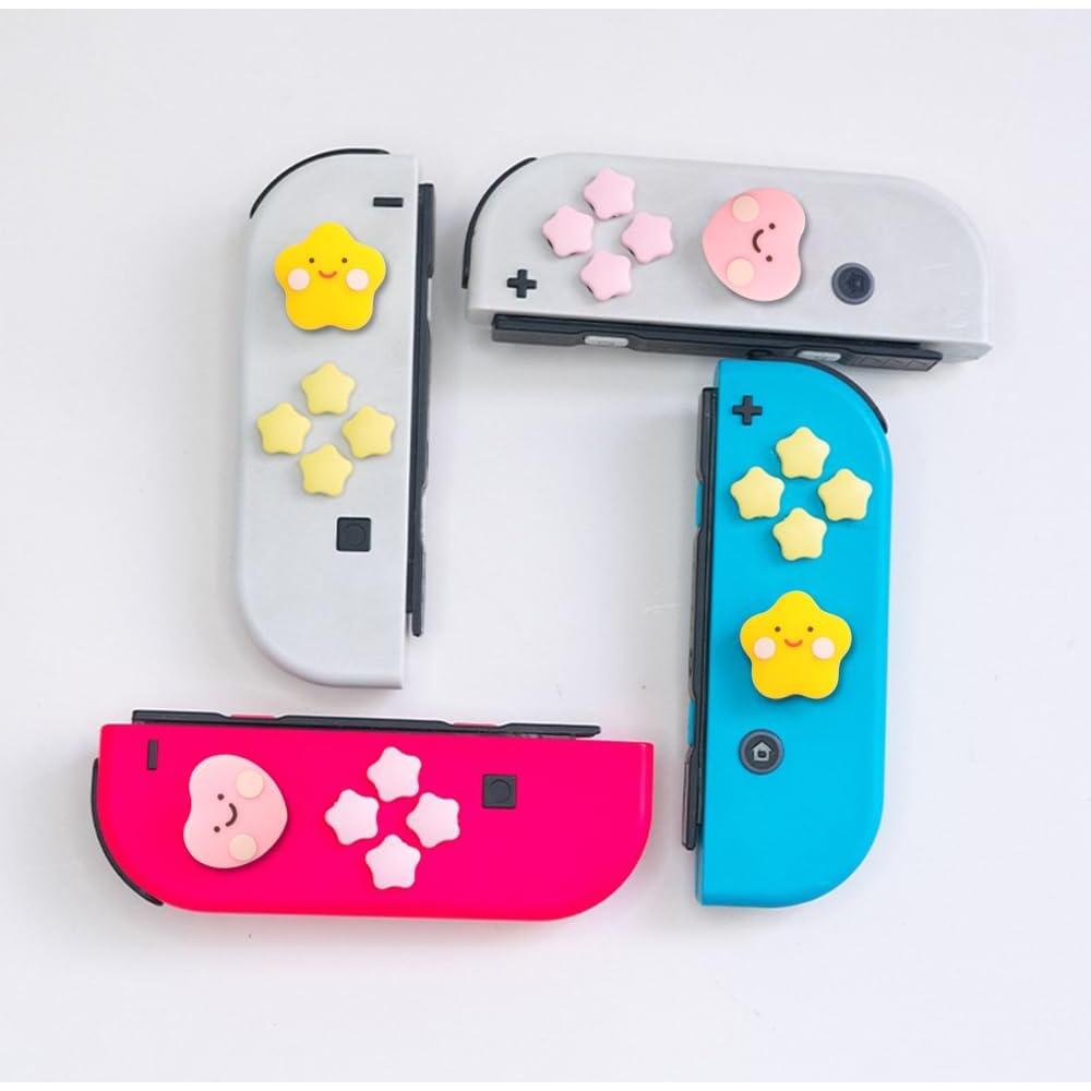 Tapas de Botones para Nintendo Switch Genérico Estrella Corazón