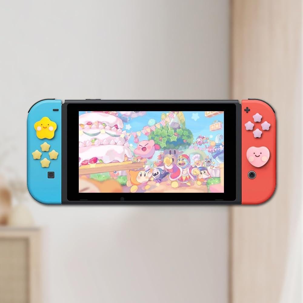 Tapas de Botones para Nintendo Switch Genérico Estrella Corazón