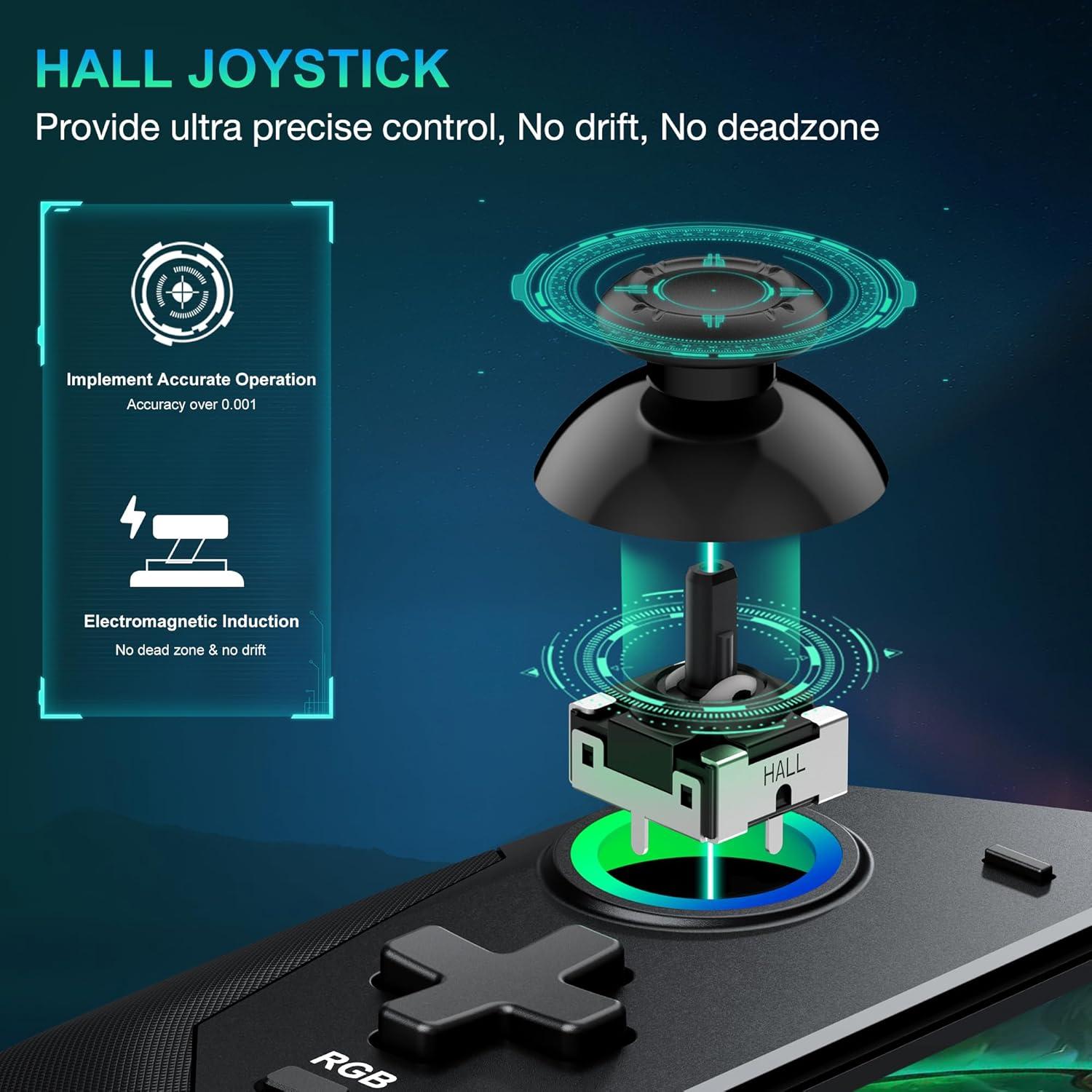 Controlador Pro MystNova para Nintendo Switch Negro