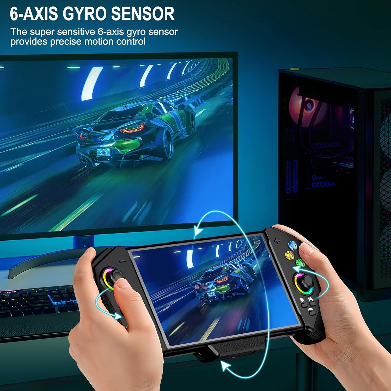 Controlador Pro MystNova para Nintendo Switch Negro